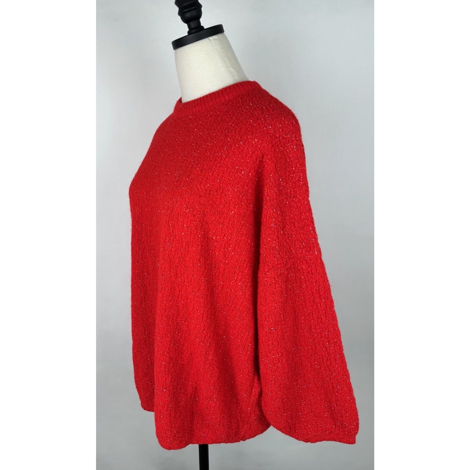 Vintage VINTAGE Miss Scotch English Sweater Womens XL Red Christmas 80s Pullover Knits Size XL / US 12-14 / IT 48-50 - 6 Thumbnail