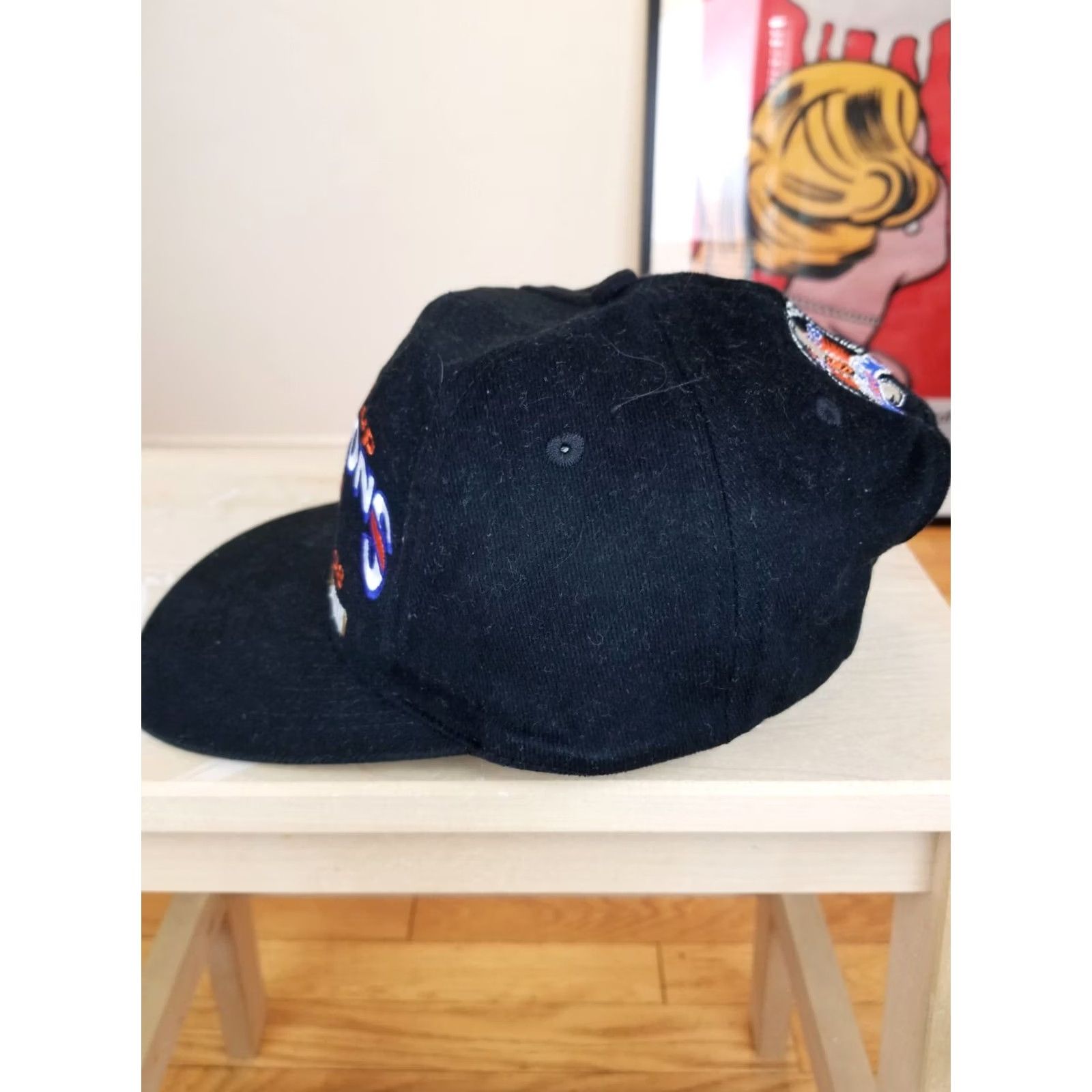 Vintage VINTAGE 1998 DETROIT RED WINGS STANLEY CUPS CHAMPIONS NHL HOCKEY SNAPBACK HAT Men One Size Black Snapback Hat Size ONE SIZE - 2 Thumbnail