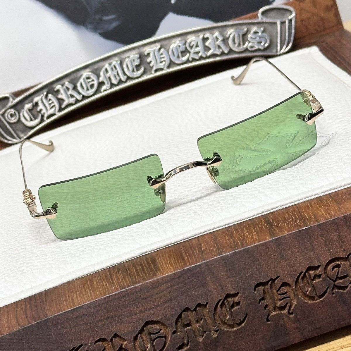 Chrome Hearts Chrome Hearts Hellz Bellz Sunglasses Size ONE SIZE - 4 Thumbnail