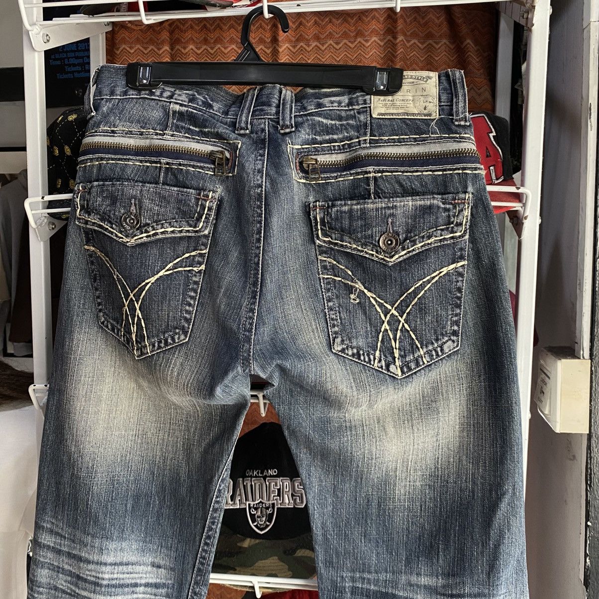 Japanese Brand ORIRIN Thunder Whiskers Jeans Size US 34 / EU 50 - 3 Thumbnail