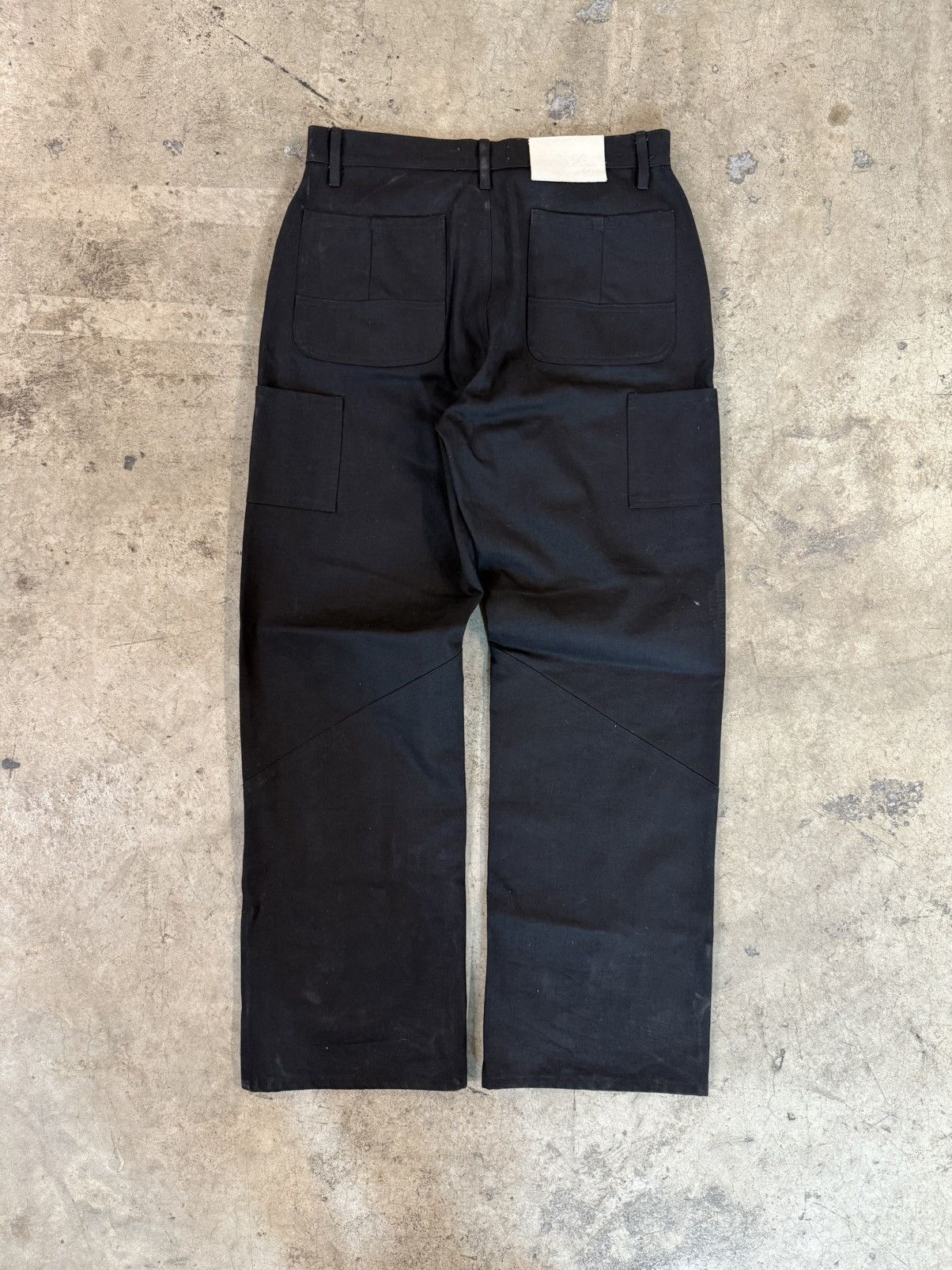 ALEXANDER DIGENOVA Alexander Digenova Black Heavy Denim Underground Pants Size US 32 / EU 48 - 2 Thumbnail