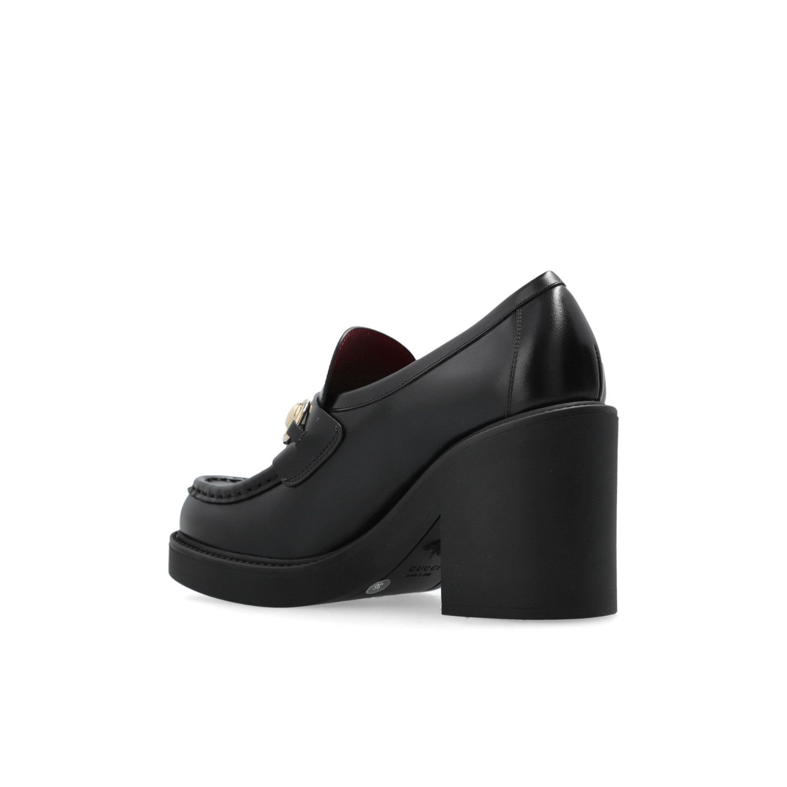 GUCCI Horsebit Black Platform Loafers New & Authentic (Women