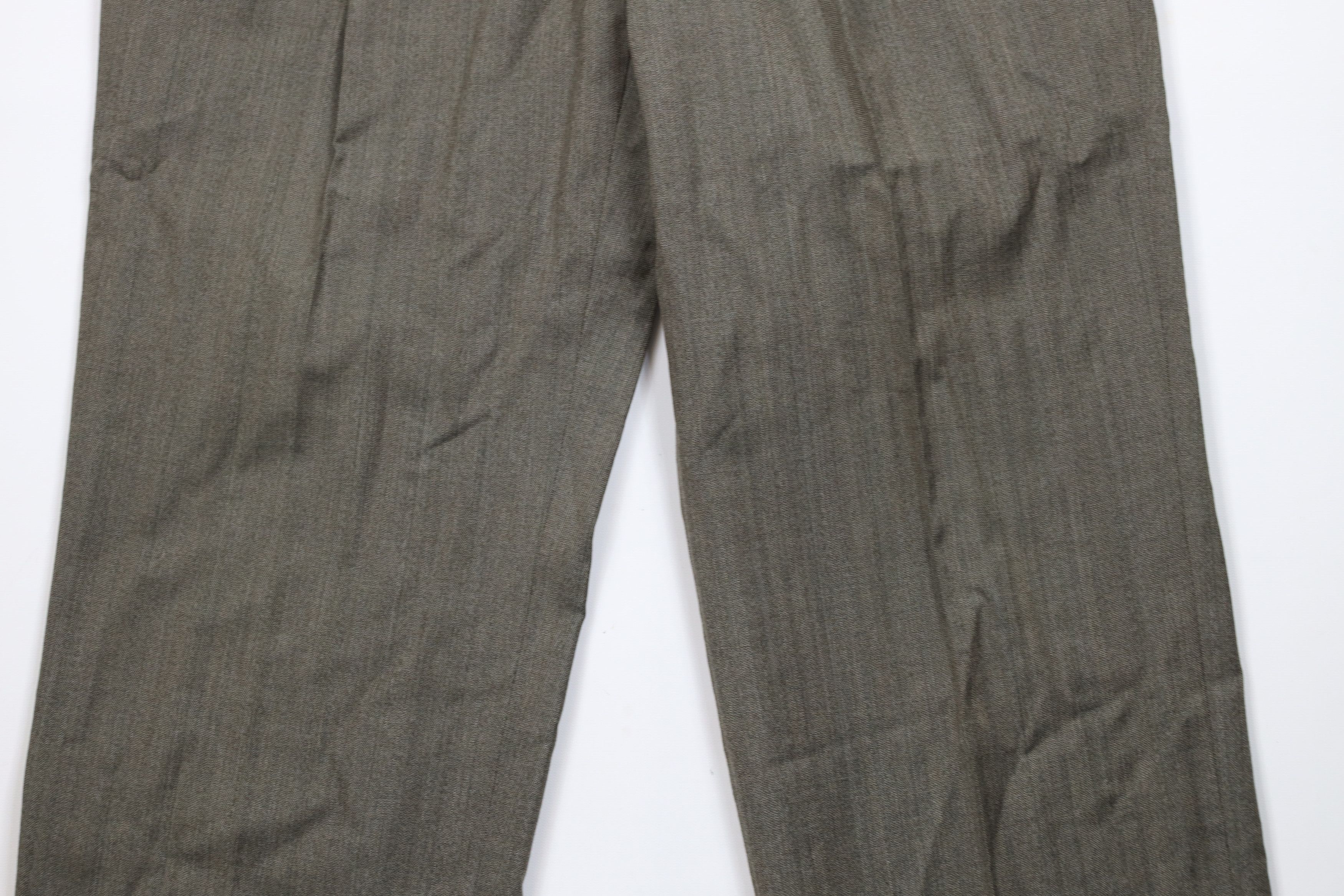 Vintage Vintage 70s Streetwear Herringbone Wide Leg Chino Pants USA Size US 34 / EU 50 - 3 Thumbnail