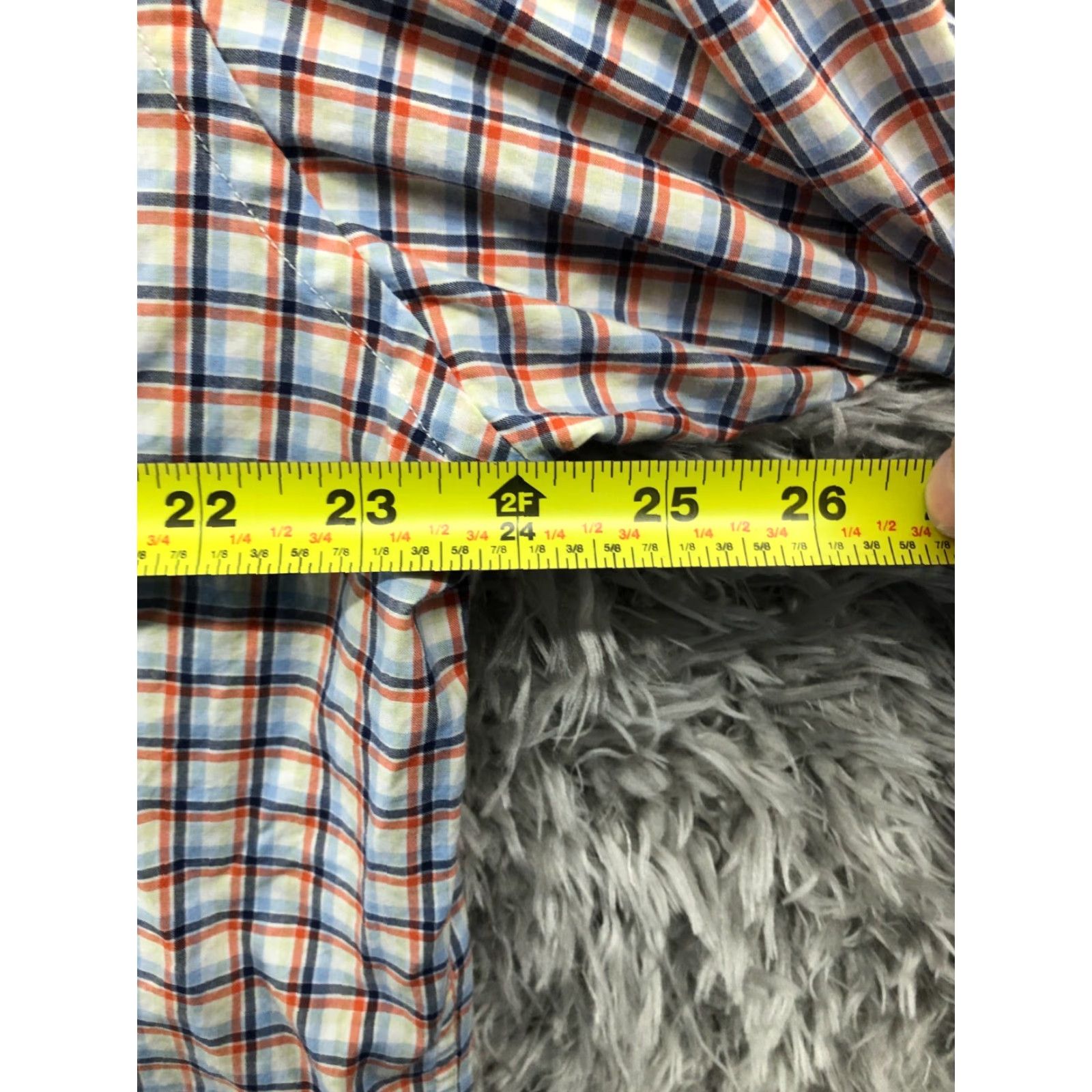 Tailorbyrd TAILORBYRD Collection Shirt Mens XL Long Sleeve Button-Down Collar Multicolor Check Embroidered Logo Performance All Seasons Size US XL / EU 56 / 4 - 5 Thumbnail