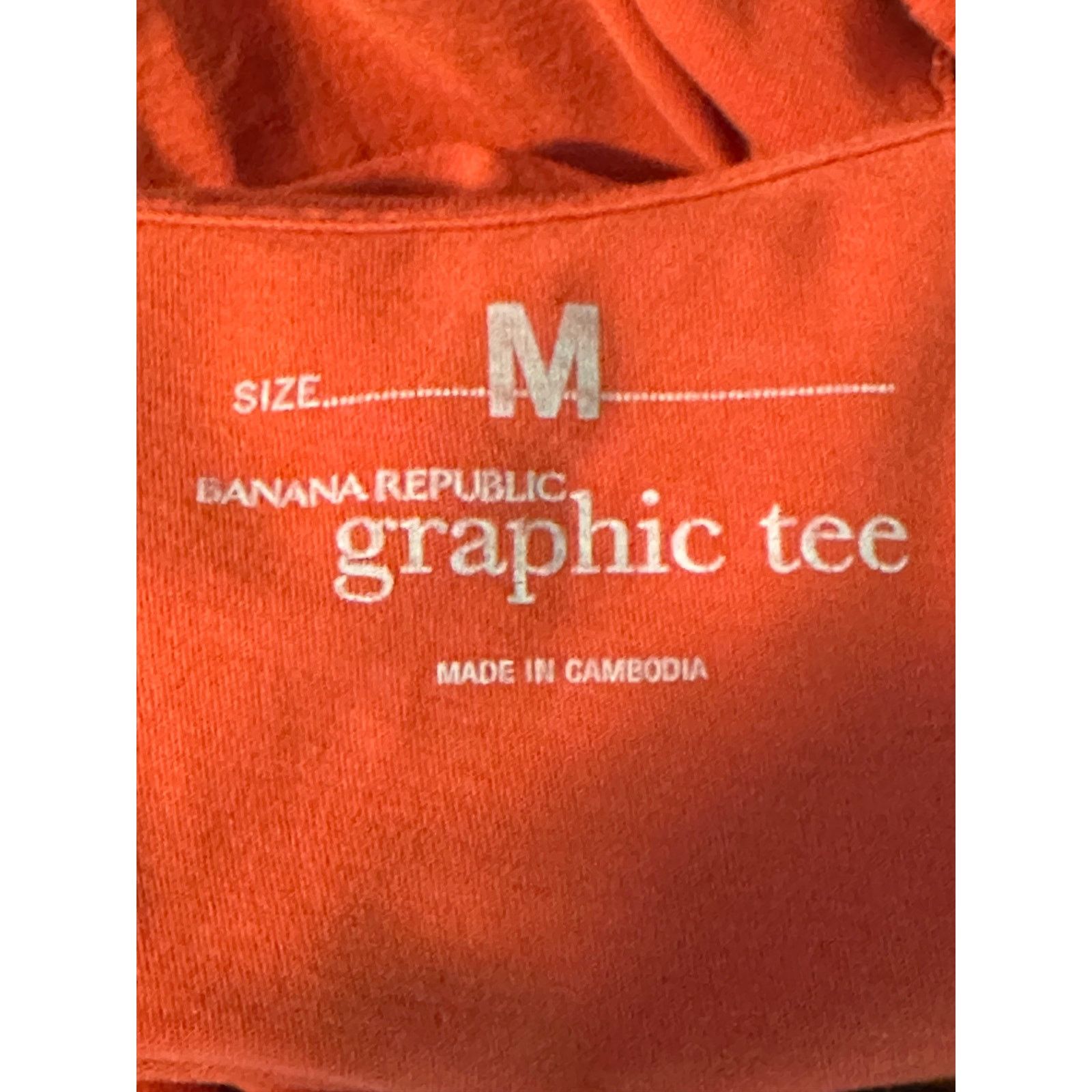 Banana Republic Banana Republic graphic short sleeves t shirt size medium Size US M / EU 48-50 / 2 - 3 Thumbnail
