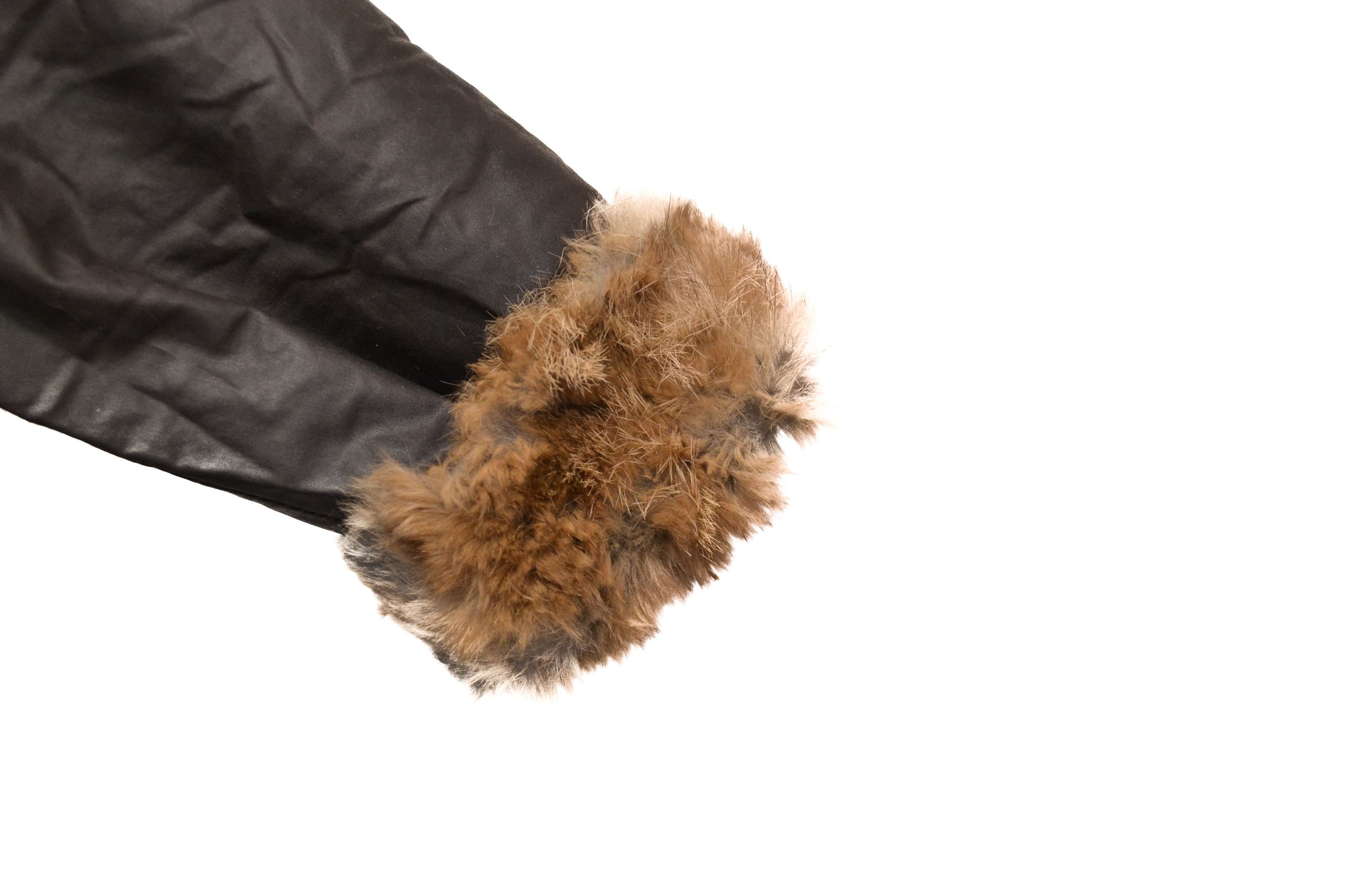 Belstaff Belstaff Gold Label Women’s Brown Hooded Fur Jacket Size L / US 10 / IT 46 - 4 Thumbnail