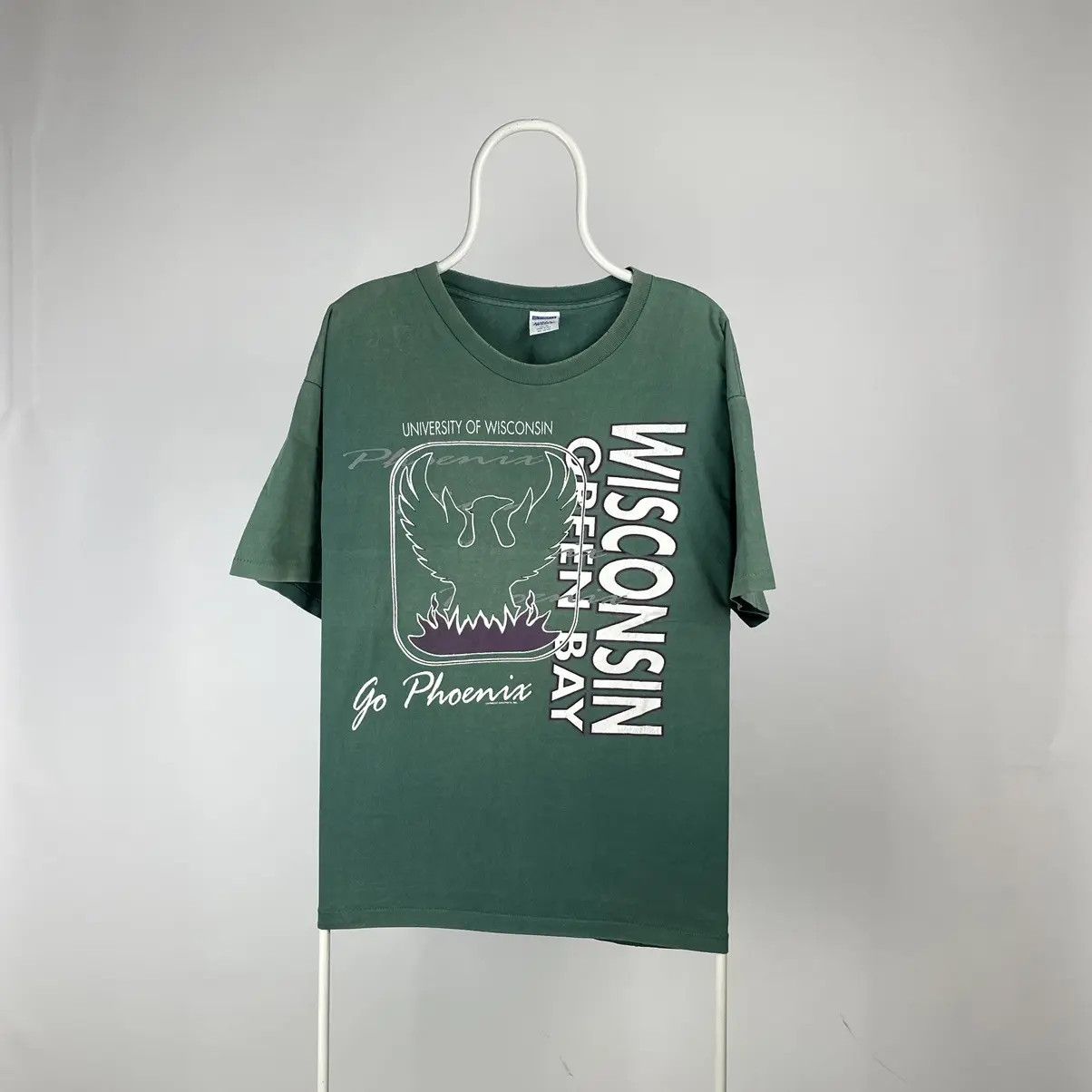 Band Tees Wisconsin T-shirt made in USA vintage size XLarge Size US XL / EU 56 / 4 - 1 Thumbnail