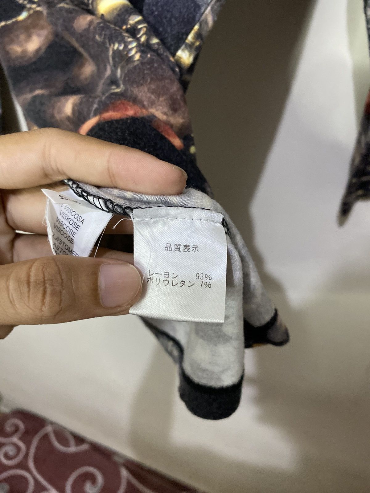 If Six Was Nine × Japanese Brand × Le Grande Bleu (L.G.B.) Vintage Y2K All Over Print Jewellery Size M / US 6-8 / IT 42-44 - 6 Thumbnail