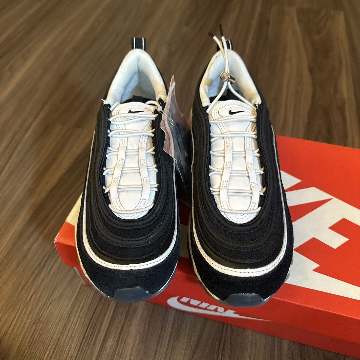 Nike Nike Air Max 97 Premium “Hangul Day” W Size 6.5 Black/white Size US 6.5 / IT 36.5 - 3 Thumbnail