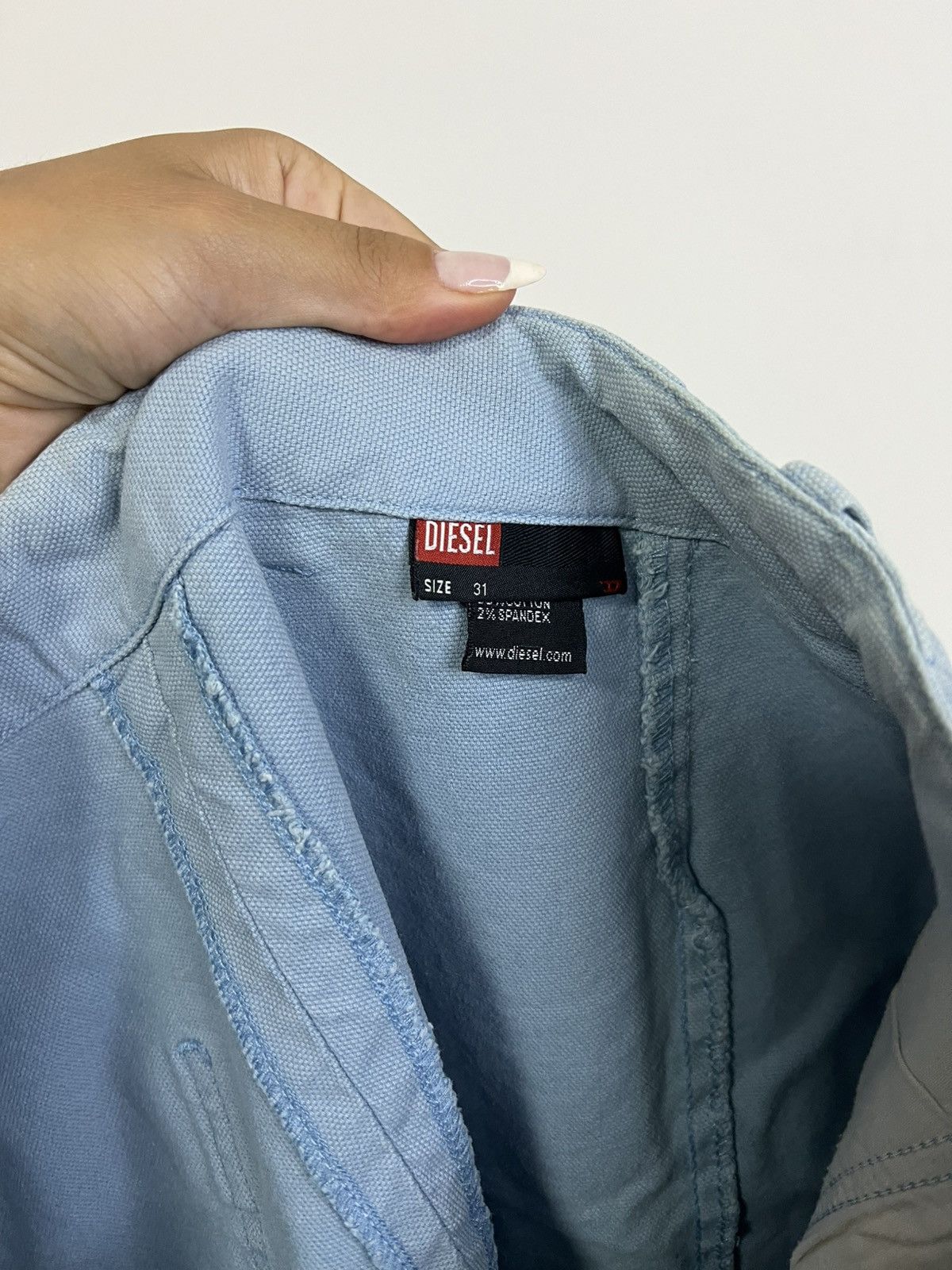 Diesel Diesel bermjda m light blue cotton Size US 29 - 2 Thumbnail
