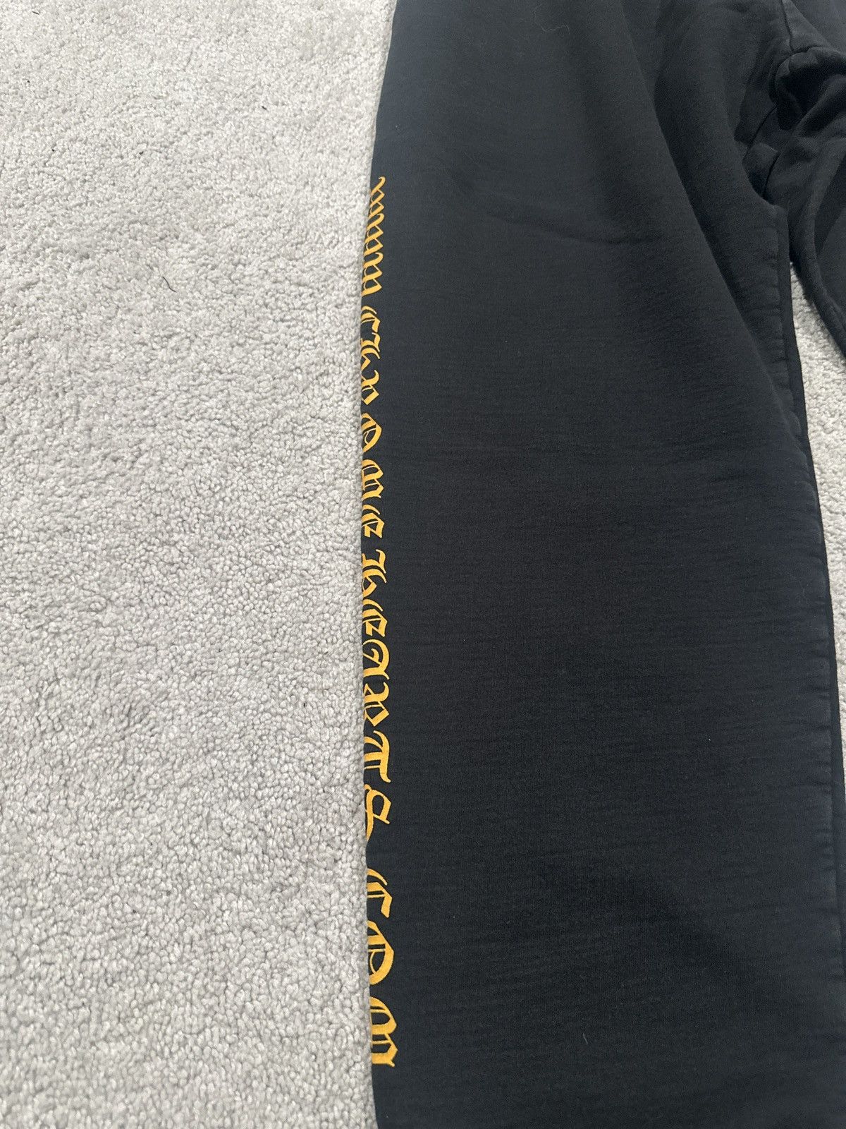Chrome Hearts Chrome Hearts Horseshoe Logo Black Gold Sweatpants Size US 36 / EU 52 - 4 Thumbnail