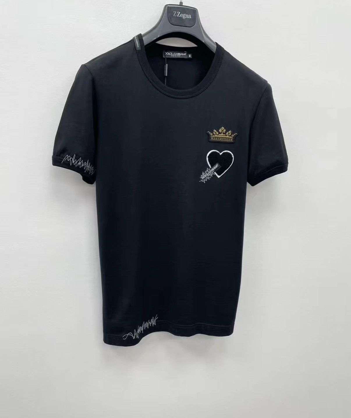 Dolce & Gabbana Dolce & Gabbana Heavy Embroidered Short Sleeve T-shirt J30 Size US S / EU 44-46 / 1 - 2 Thumbnail