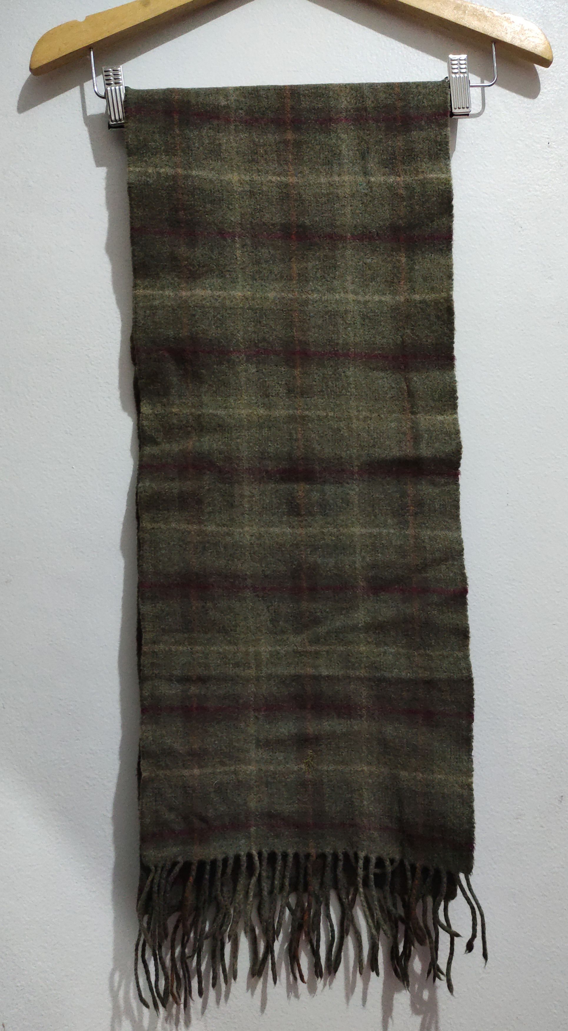 Polo Ralph Lauren × Vintage Polo Ralph Lauren Lambswool plaid scarf Size ONE SIZE - 3 Thumbnail