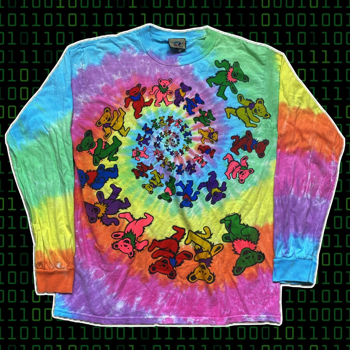 Grateful Dead × Liquid Blue × Vintage 1995 Liquid Blue Grateful Dead Tie Dye Long SleeveT-Shirt Size US M / EU 48-50 / 2 - 1 Thumbnail
