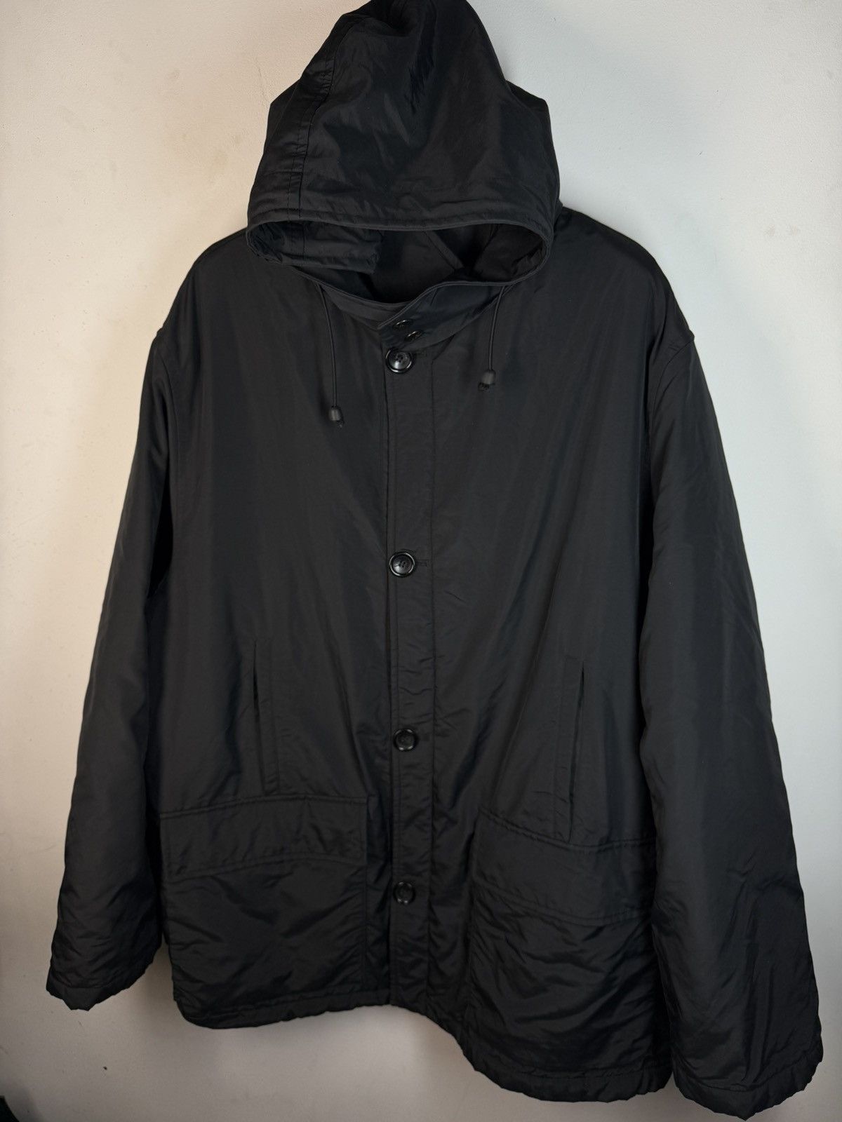 Yves Saint Laurent Winter Black YSL Jacket Parka Warm YSL Parka Size US XL / EU 56 / 4 - 2 Thumbnail