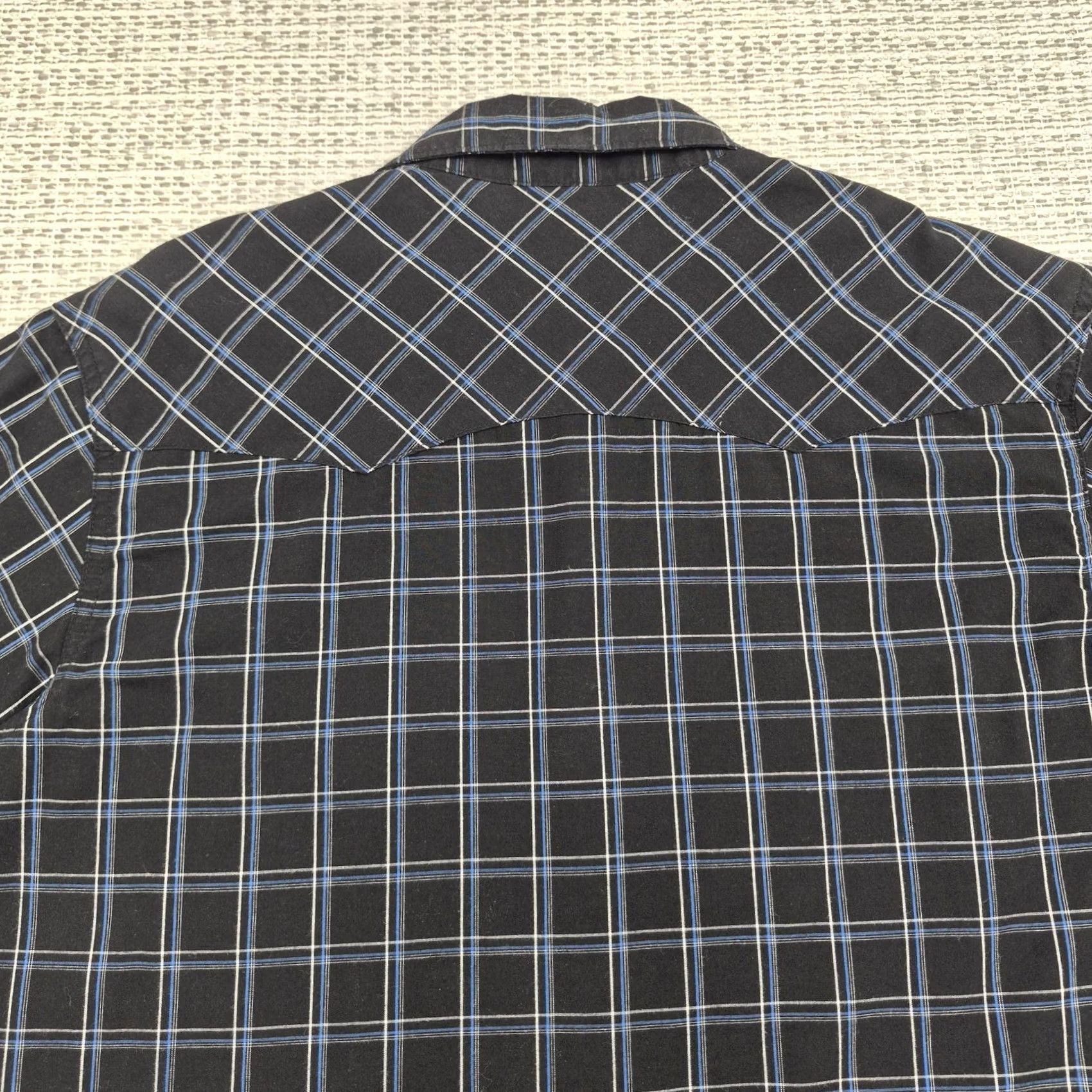 Wrangler Wrangler Wrancher Snap Shirt Mens Large Plaid Long Sleeve Western Cowboy Rodeo Shirt Size US L / EU 52-54 / 3 - 7 Thumbnail