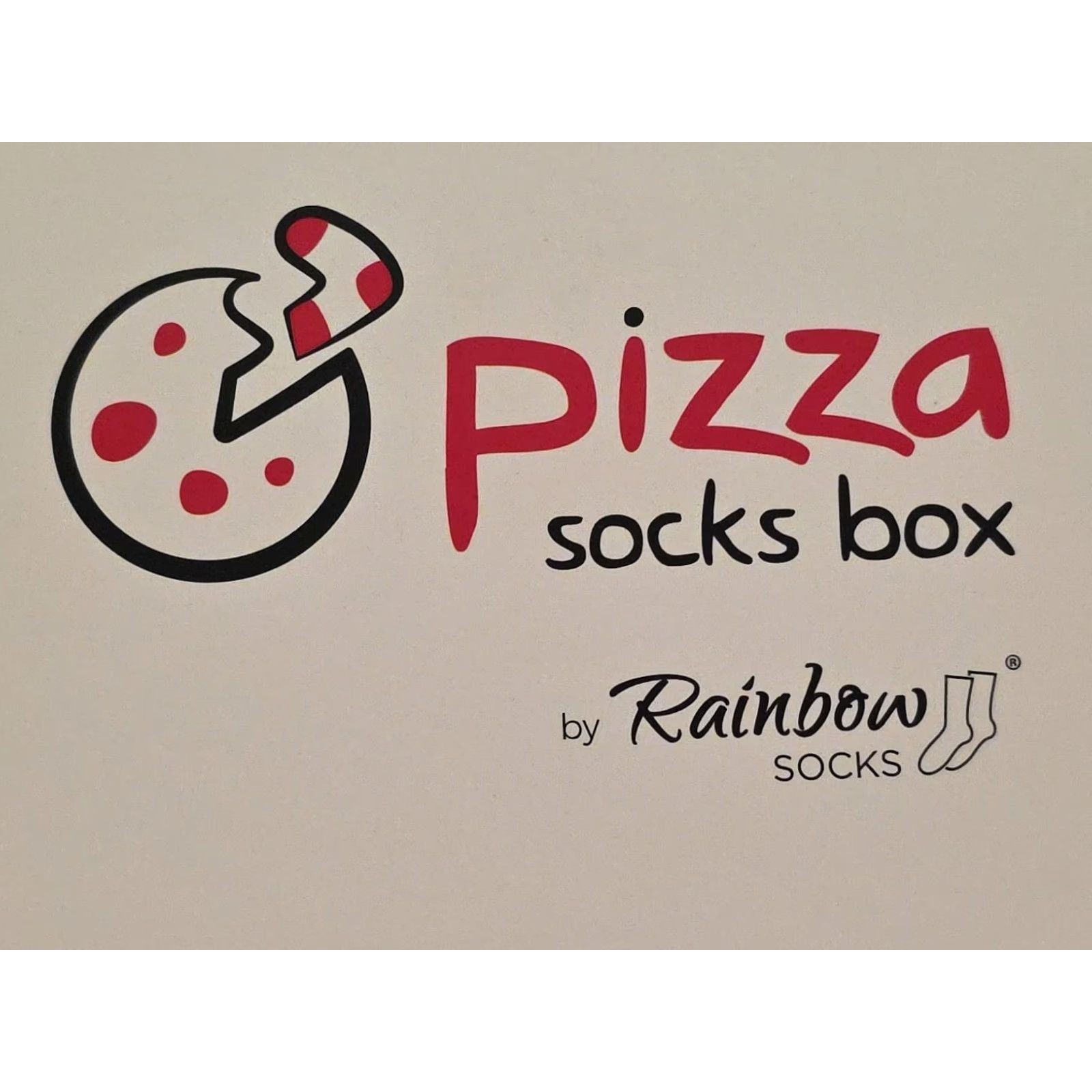 Rainbow Rainbow Pizza Socks Box 4 Pairs Unisex Adults Socks Mid Calf 9-13 Multicolor Geometric Novelty Socks by Rainbow Size ONE SIZE - 3 Thumbnail