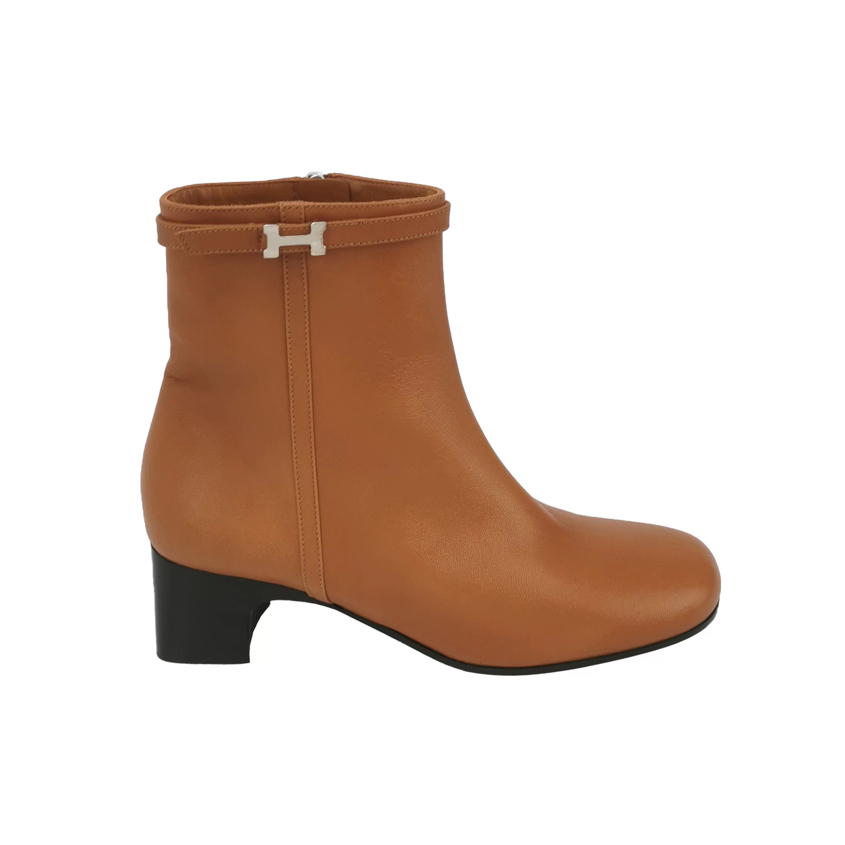 Hermes Hermes Imperial50 H Buckle Ankle Boots Size US 7 / IT 37 - 1 Thumbnail