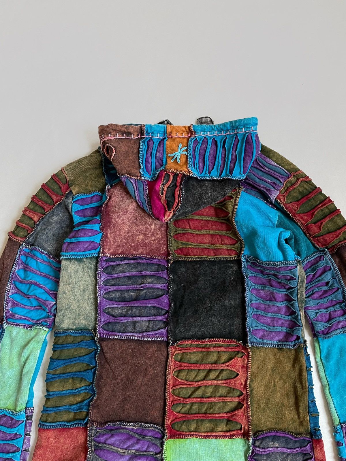 Other Vintage Avant-garde zip hoodie Hand Made Size M / US 6-8 / IT 42-44 - 6 Thumbnail