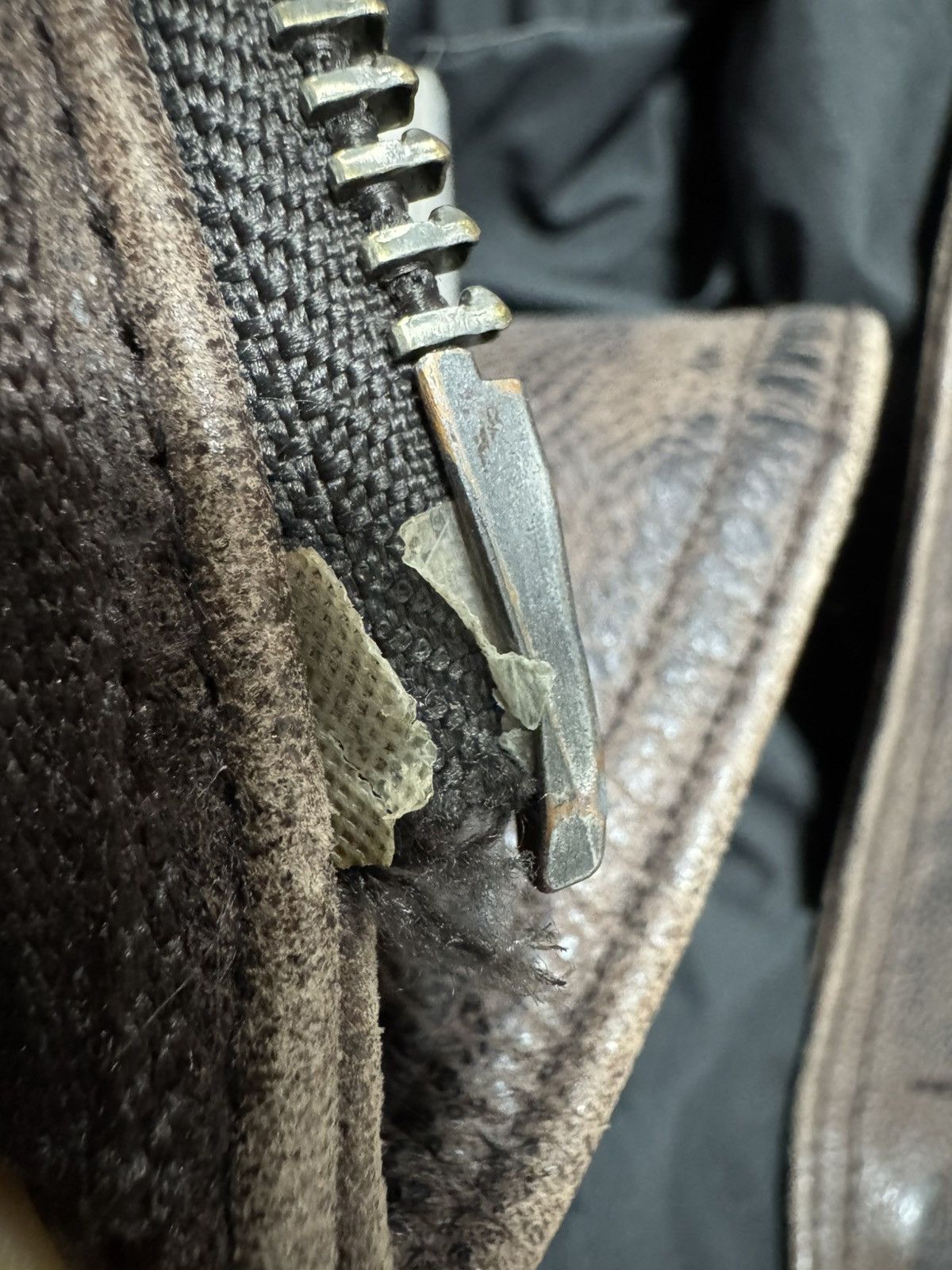 Parajumpers × Vintage Vintage Rare Parajumpers Distressed Real Leather Jacket Size US XL / EU 56 / 4 - 14 Thumbnail