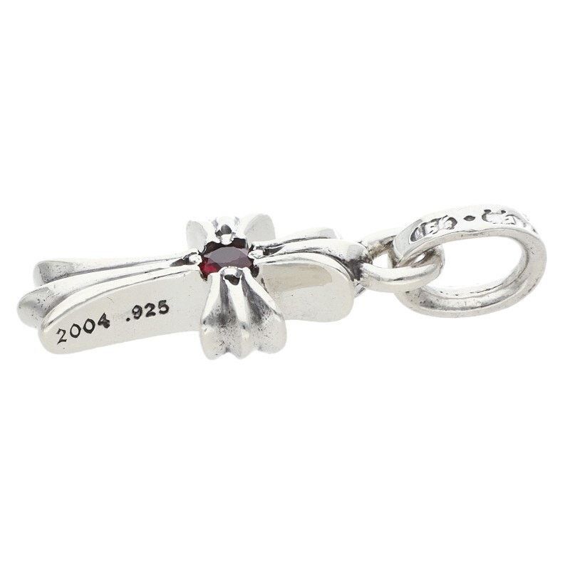 Chrome Hearts Chrome Hearts Ruby Charm Silver Necklace Size ONE SIZE - 4 Thumbnail
