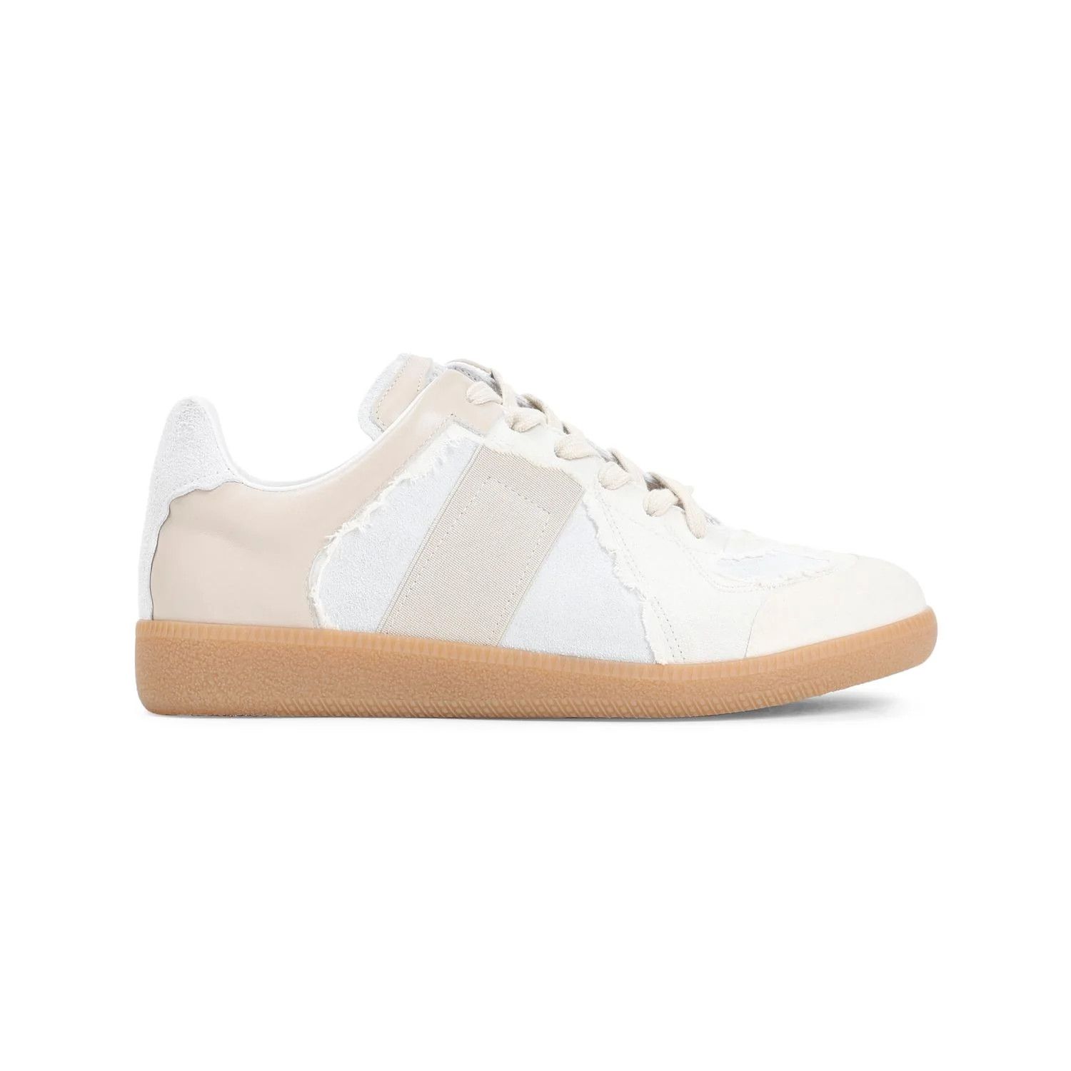 Maison Margiela o1w1db10725 Replica Low-Top Sneakers in White/Beige Size US 7.5 / IT 37.5 - 1 Thumbnail