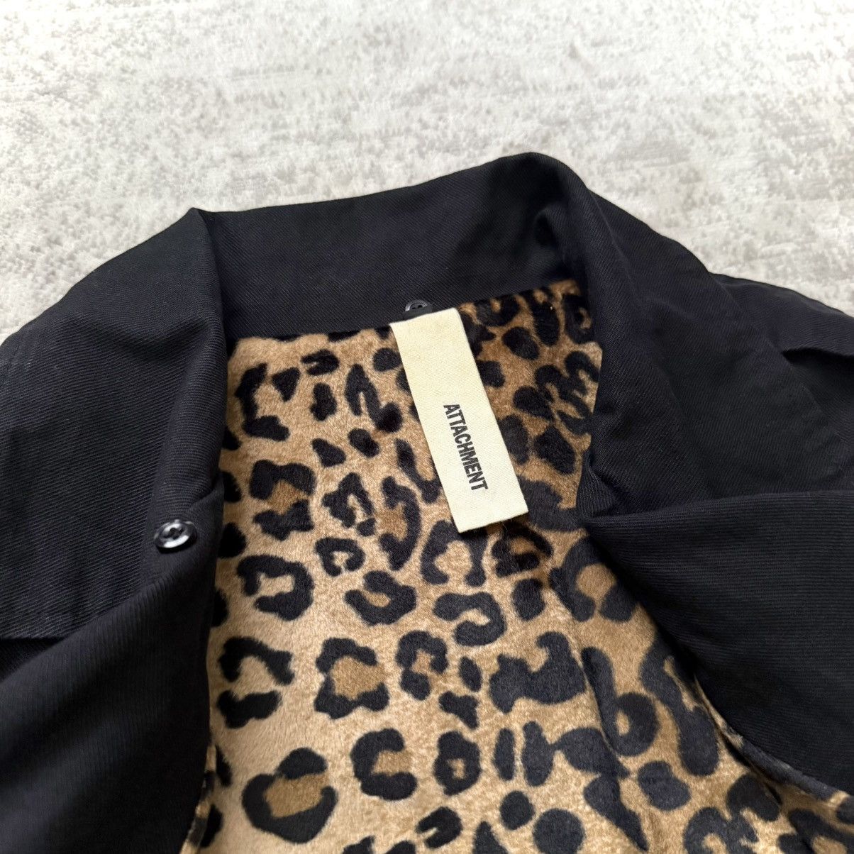 Kazuyuki Kumagai Attachment 2000's Attachment Cheetah Print Lined Military Field Jacket Size US M / EU 48-50 / 2 - 5 Thumbnail