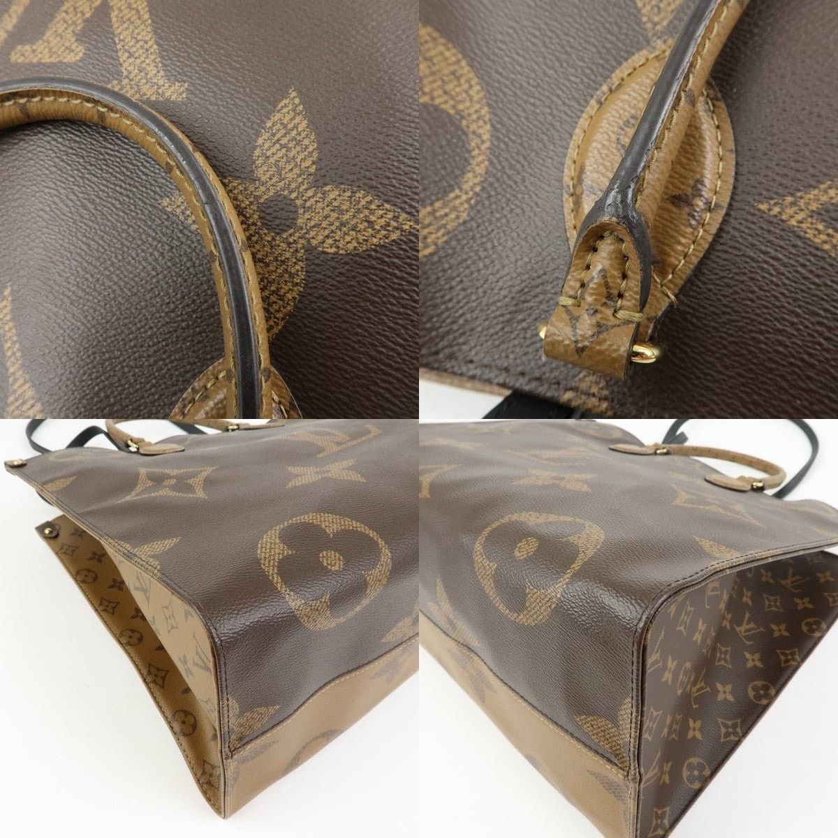 Louis Vuitton Louis Vuitton Monogram Giant Tote Brown Size ONE SIZE - 4 Thumbnail