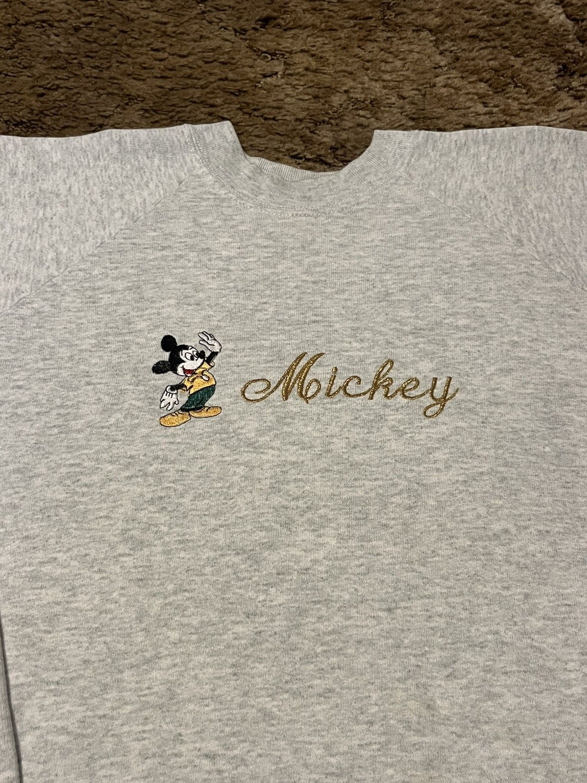 Disney Vintage Disney Mickey Mouse Crewneck Grey XLarge Size US XL / EU 56 / 4 - 2 Thumbnail