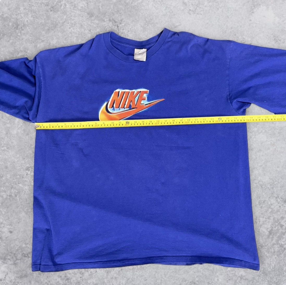 Nike Blue Nike Long Sleeve Shirt Size US XXL / EU 58 / 5 - 8 Thumbnail