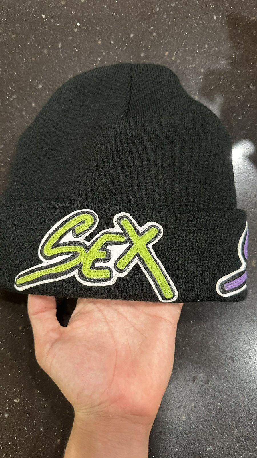 Chrome Hearts Chrome Hearts Multi Patch Sex Beanie Size ONE SIZE - 3 Thumbnail