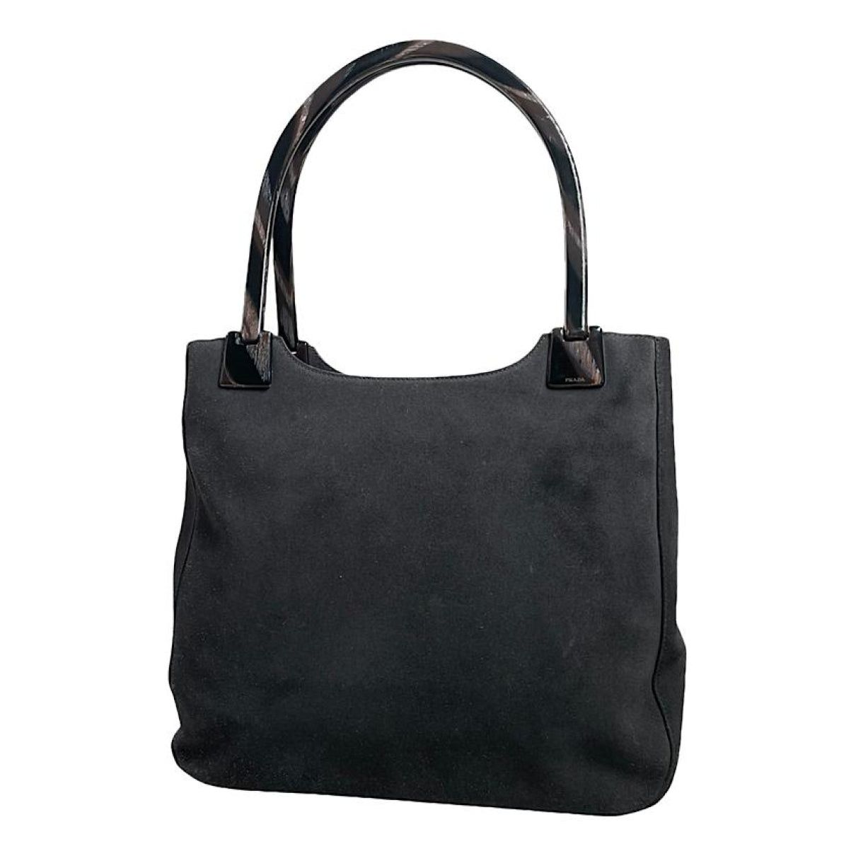 Prada Mirage Black Suede Handbag Size ONE SIZE - 1 Thumbnail