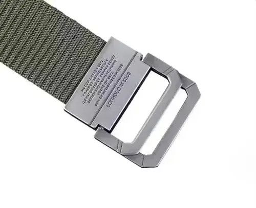Other Canvas Automatic Buckle Metal Webbing Belts Size ONE SIZE - 3 Thumbnail