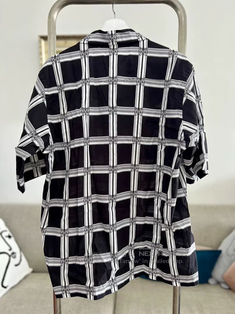 Needles Needles Nissan Butterfly Check Short Sleeve Shirt Size US L / EU 52-54 / 3 - 4 Thumbnail