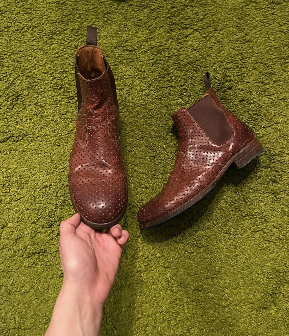 Shoto Shoto real leather chelsea boots Size US 12 / EU 45 - 1 Thumbnail