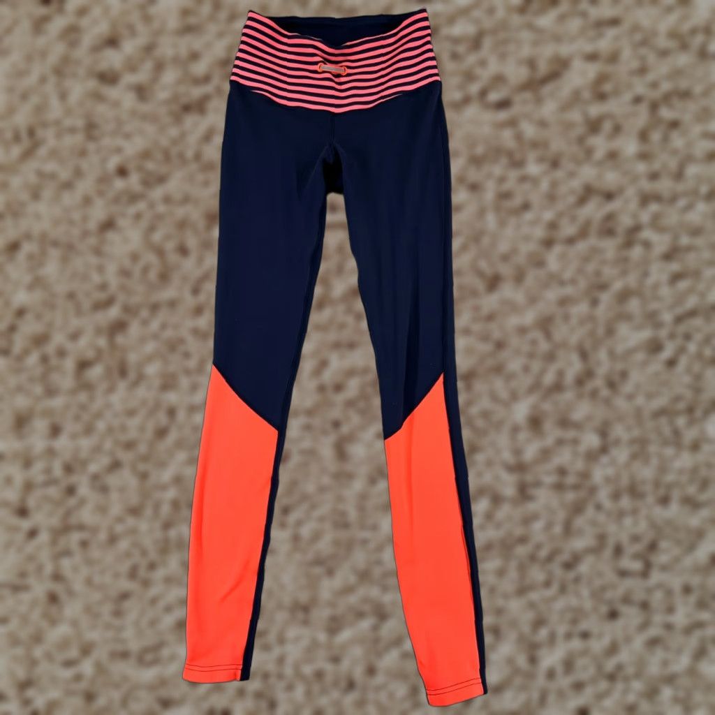 Lululemon Lululemon Pants Women 4 Blue Orange Runder Run Running Zip Pockets Sweatpants 29in Inseam Womens Size 27" / US 4 / IT 40 - 1 Thumbnail