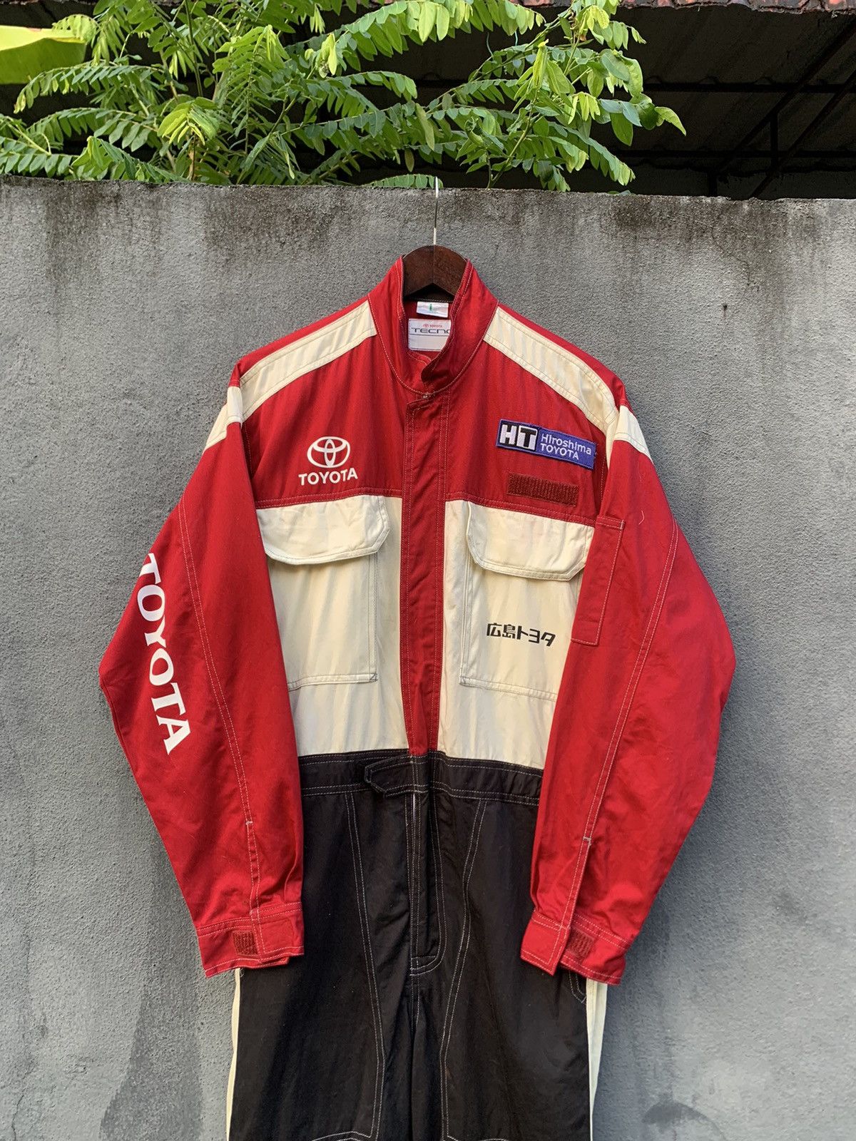 Japanese Brand 🏁VINTAGE TOYOTA TECNO JUMPSUIT Size US 33 - 3 Thumbnail