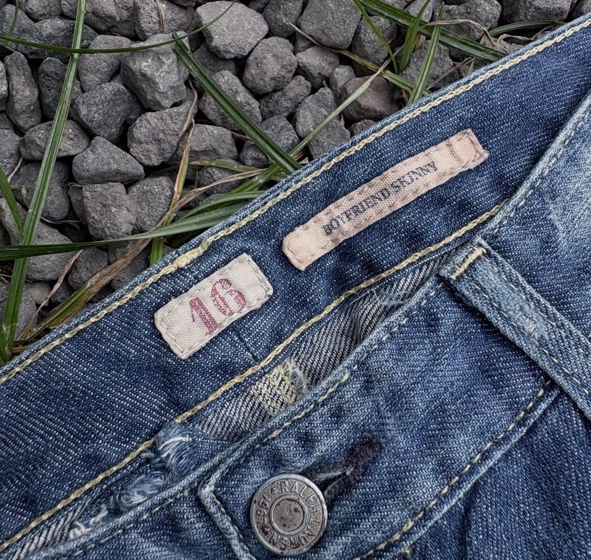 Polo Ralph Lauren 2000s Polo Ralph Lauren Patchwork Jeans Pants Size US 28 / EU 44 - 6 Thumbnail