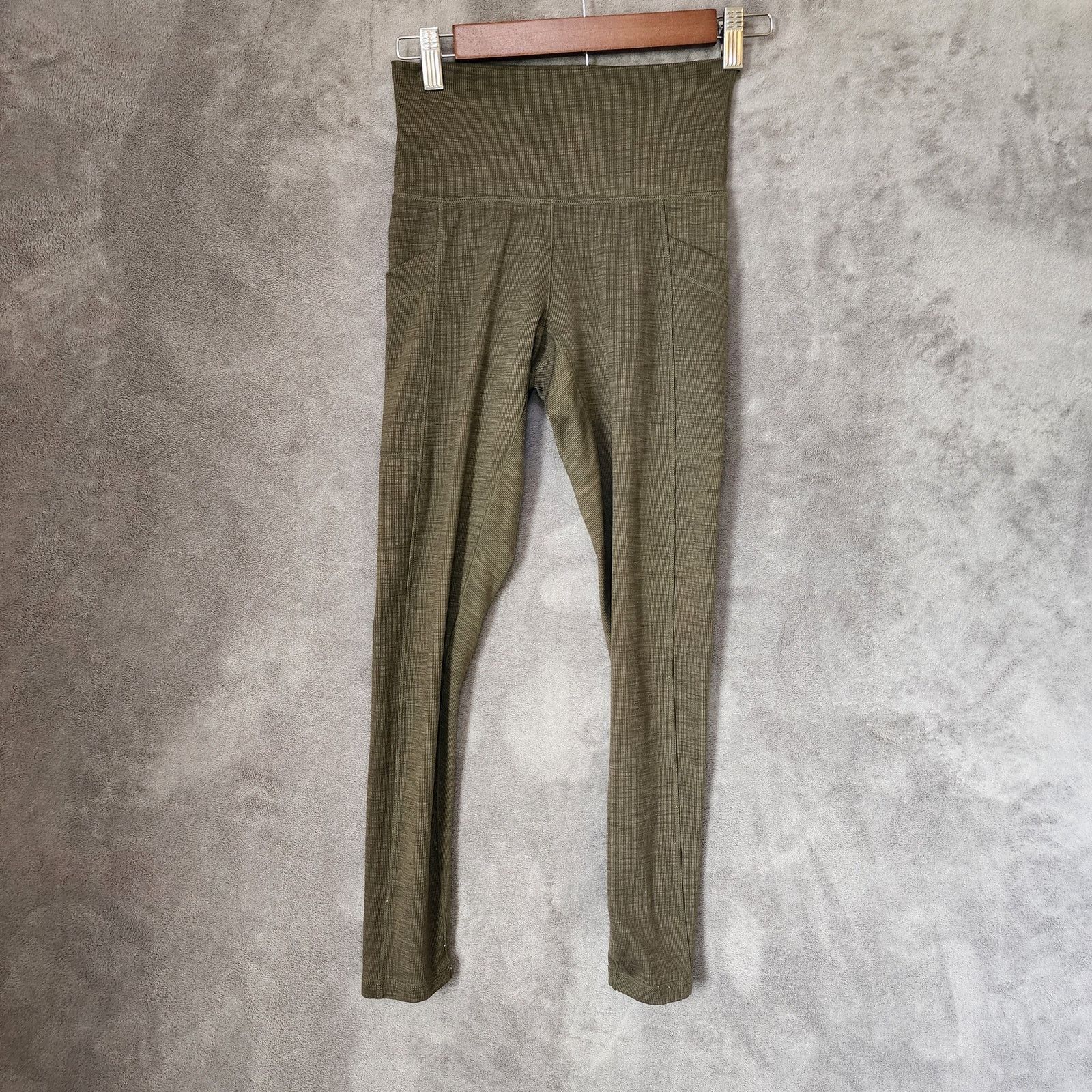 Prana Prana Women's Leggings XS Olive Green Size 24" / US 00 / IT 34 - 1 Thumbnail