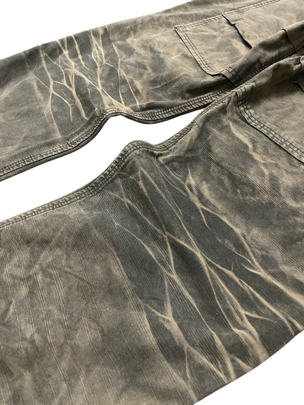 Japanese Brand × Le Grande Bleu (L.G.B.) 3.Q.L Japan Double Knee Claws Mark Shadow Wash Denim Pants Size US 28 / EU 44 - 19 Thumbnail