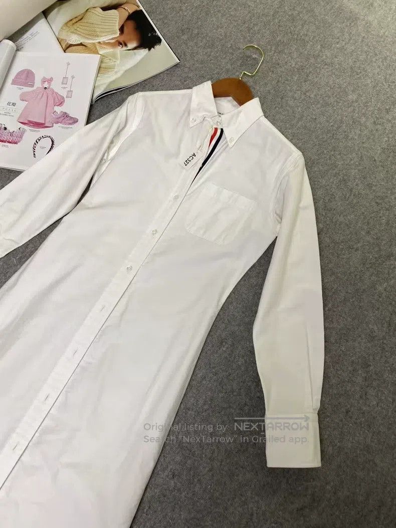 Thom Browne Thom Browne Classic Oxford shirt dress Size XS / US 0-2 / IT 36-38 - 2 Thumbnail