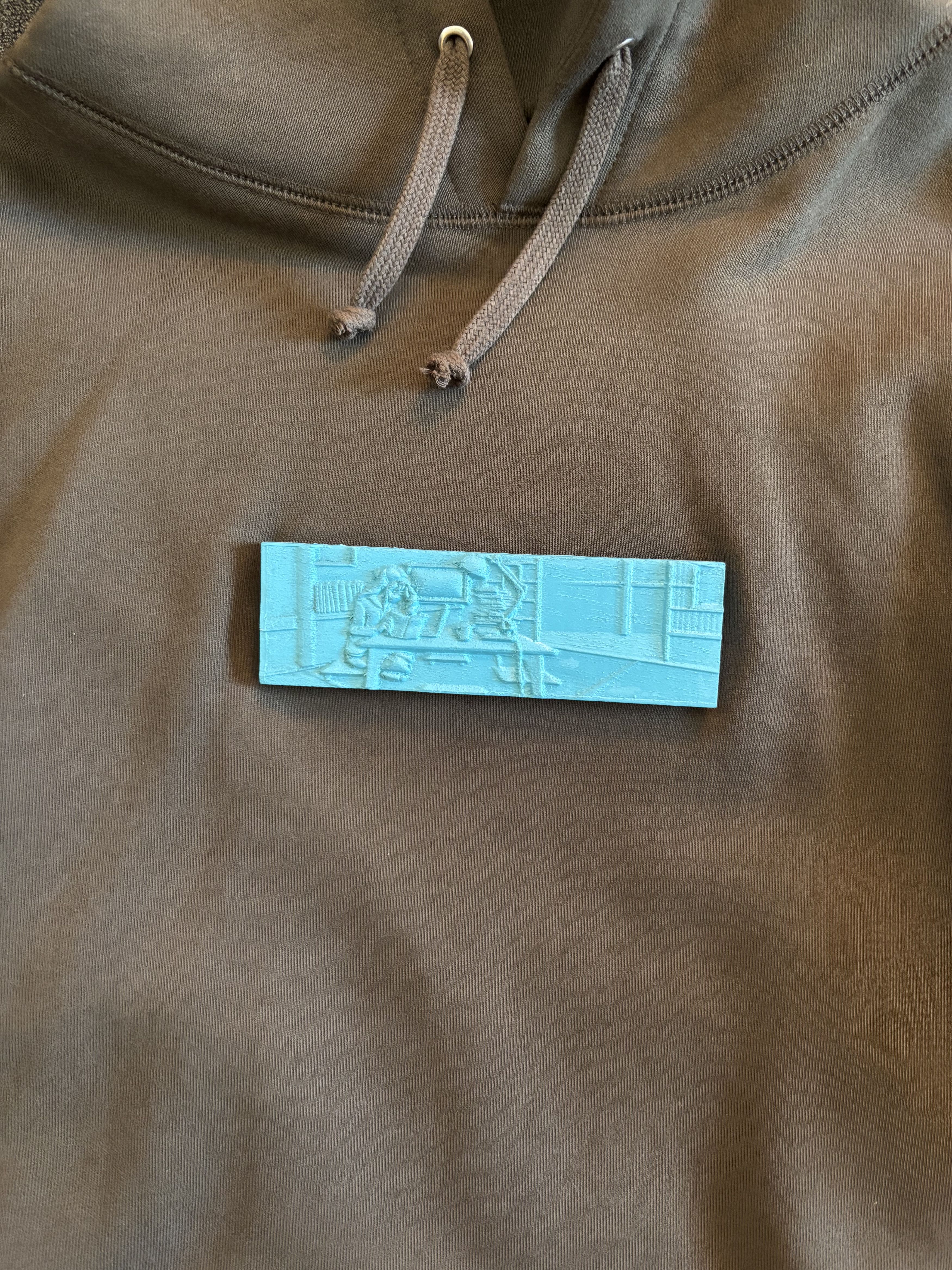 Derschutze Derschutze "math exam" Hoodie Khaki Size US M / EU 48-50 / 2 - 2 Thumbnail