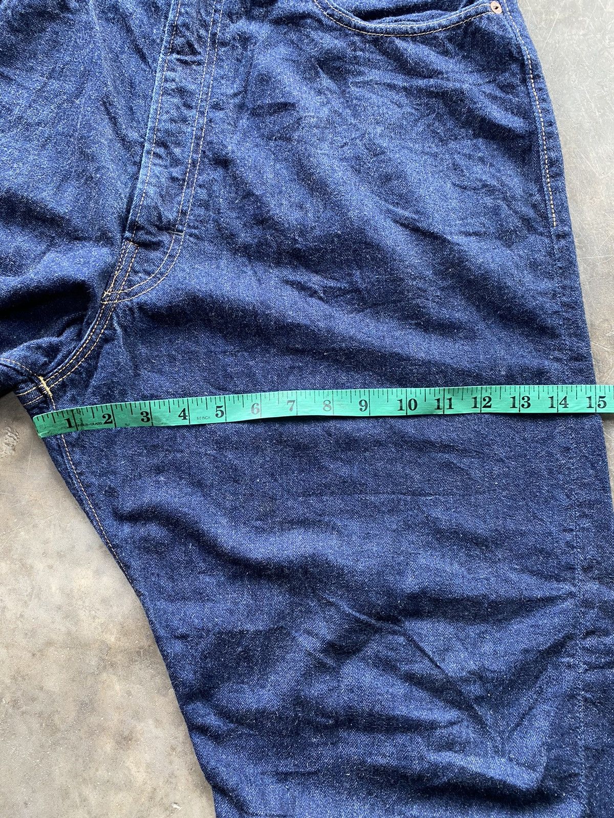 Japanese Brand × Warehouse & Co. Baggy Jeans Japanese Warehouse Denim Redline Selvedge Size US 34 / EU 50 - 7 Thumbnail