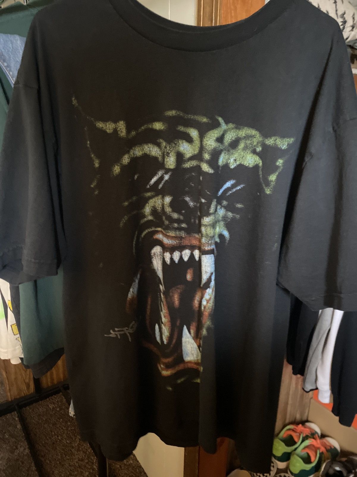 Travis Scott Travis Scott Green Hyena Circus Maximus Tour Shirt 