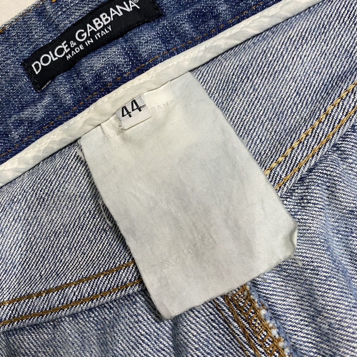 Dolce & Gabbana Dolce & Gabbana paint distressed denim Size US 31 - 15 Thumbnail
