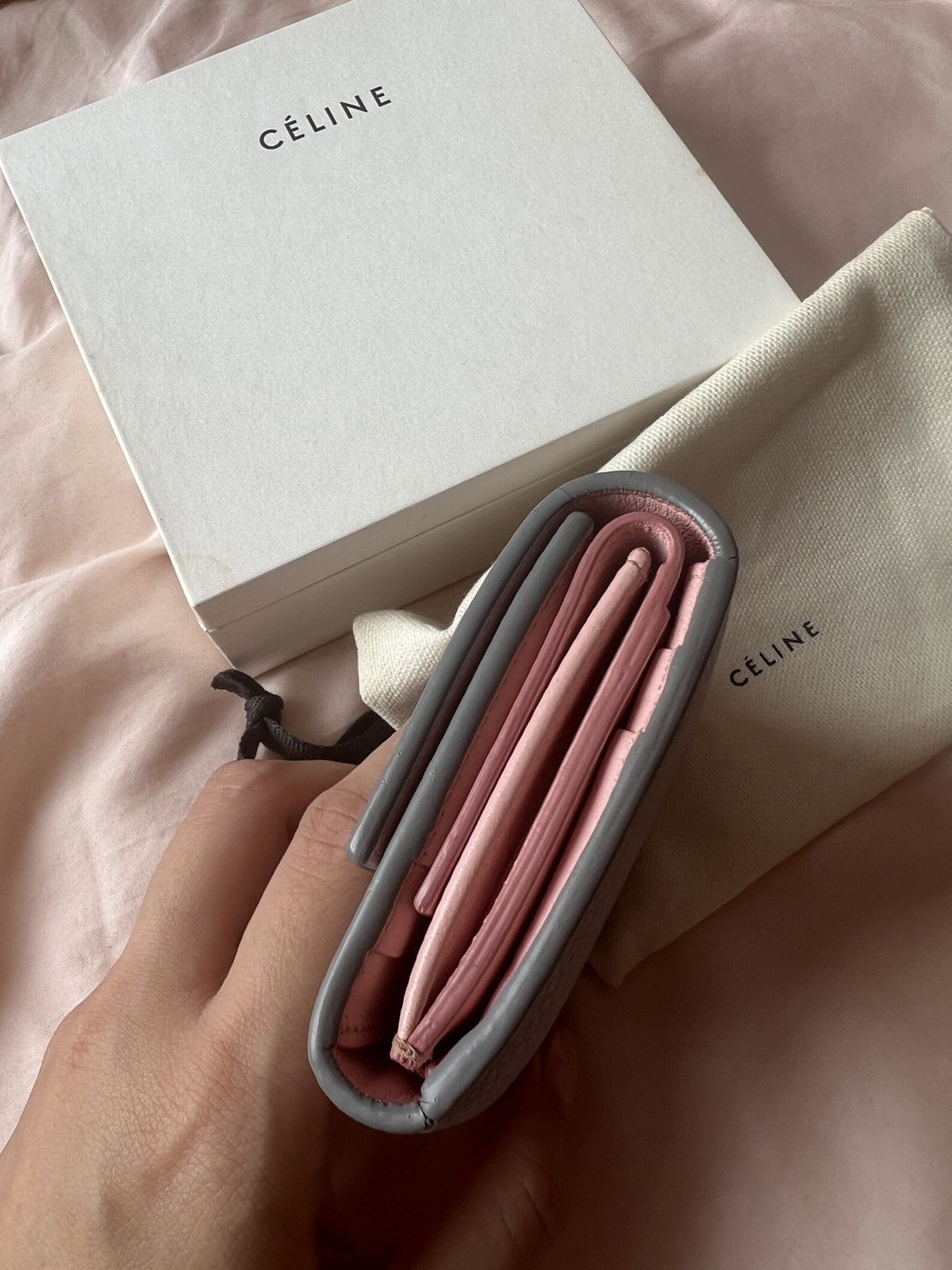 Celine Old Celine by Phoebe Philo bicolor bifold wallet Size ONE SIZE - 9 Thumbnail