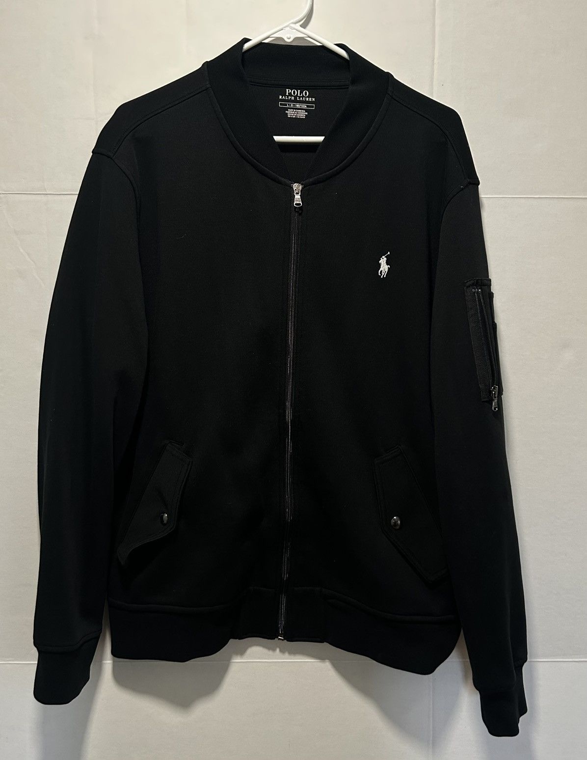 Black Polo Ralph Lauren Bomber Jacket