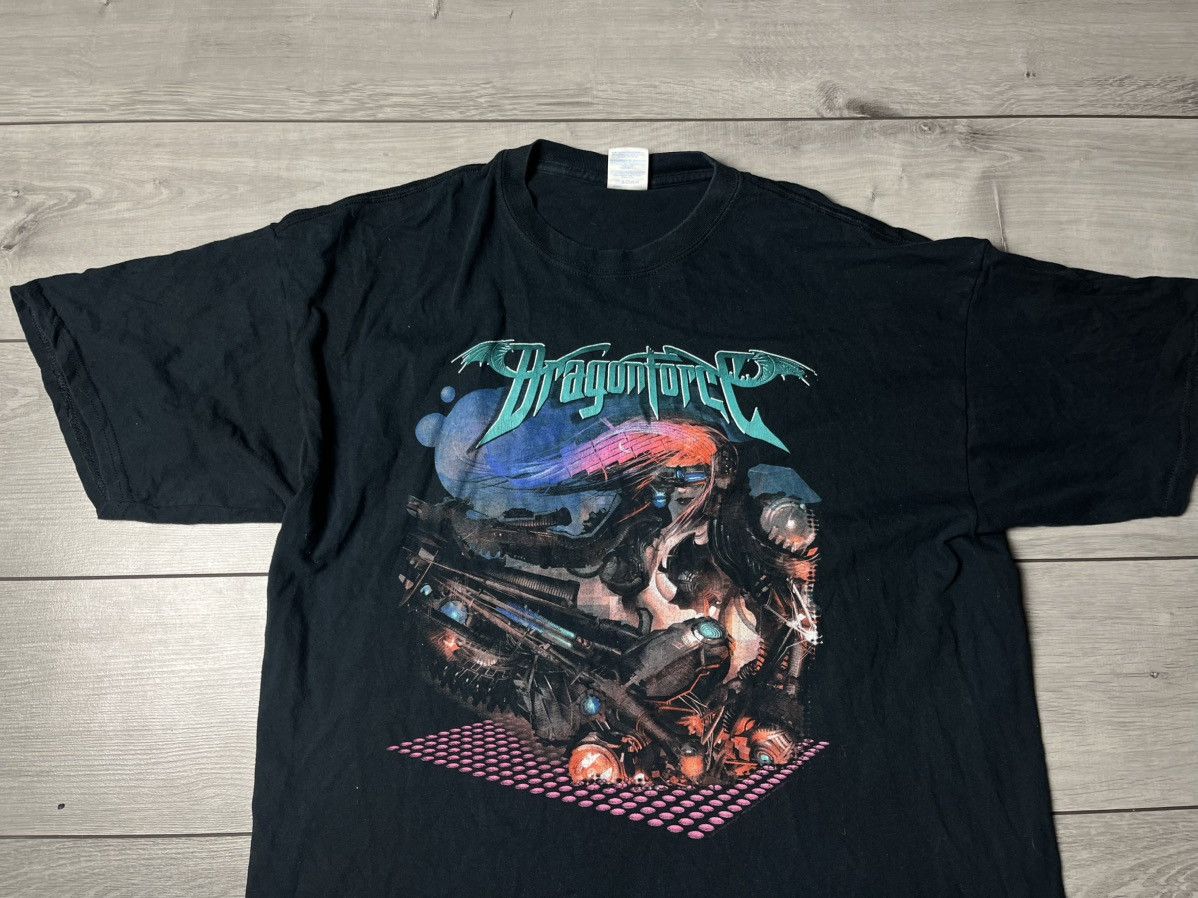 Band Tees × Vintage Vintage Dragonforce Tshirt size XLarge Size US XL / EU 56 / 4 - 3 Thumbnail