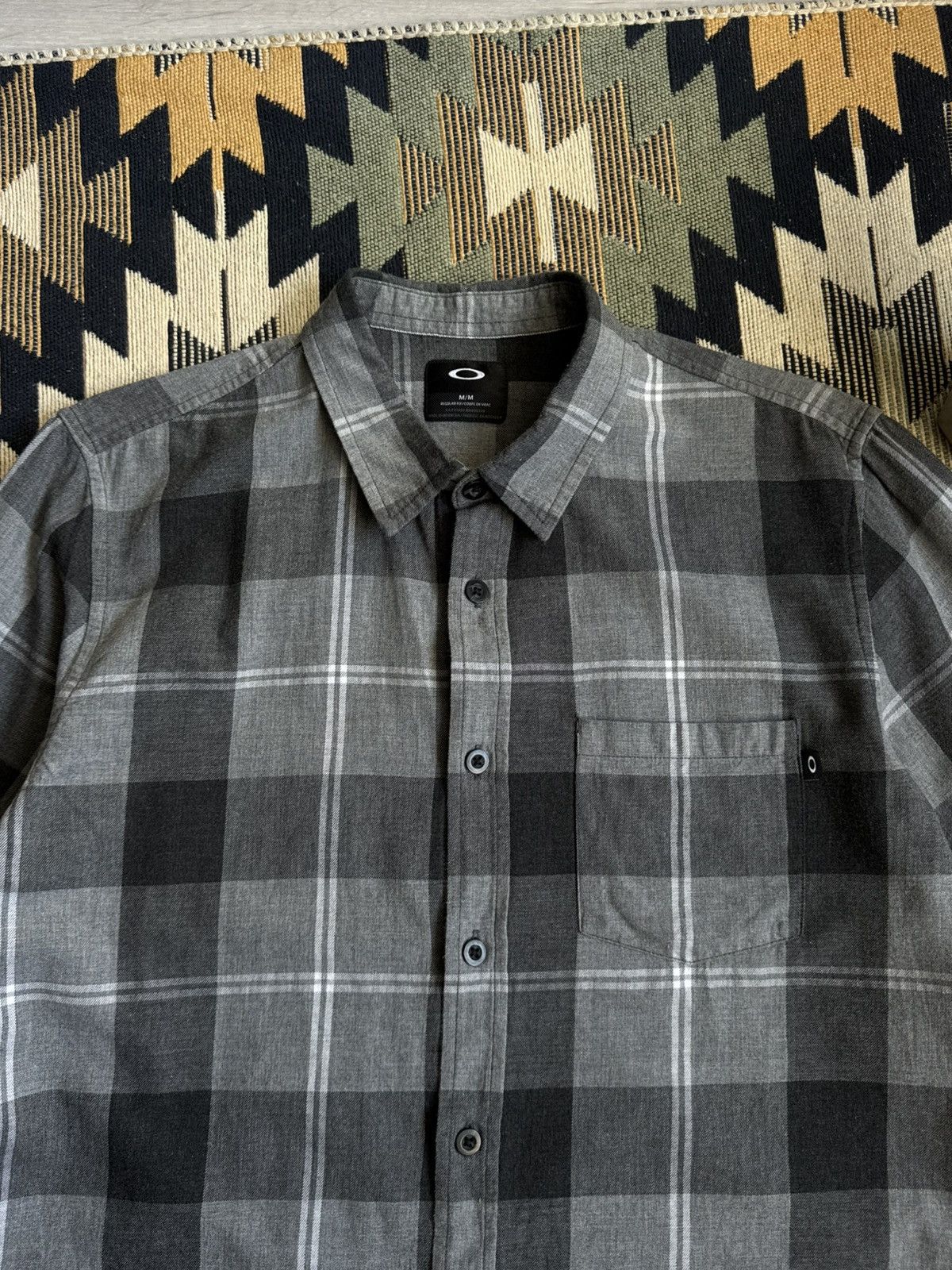 Oakley Vintage Oakley Flannel Checked Button Up Shirt Size US M / EU 48-50 / 2 - 4 Thumbnail