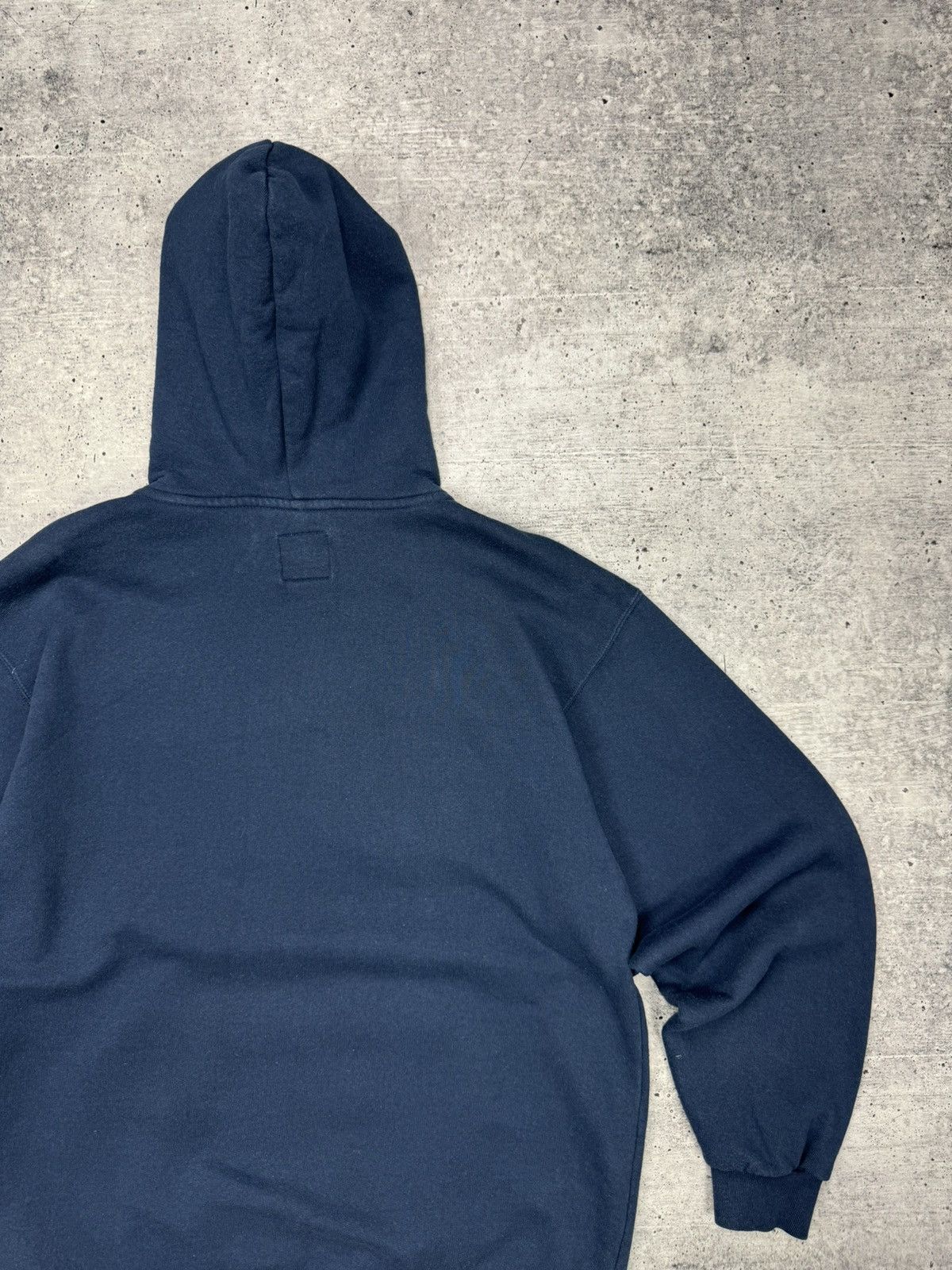 Nike × Vintage Vintage Nike 90’s Y2K Style Swoosh Logo Drill Knit Hoodie Size US L / EU 52-54 / 3 - 16 Thumbnail